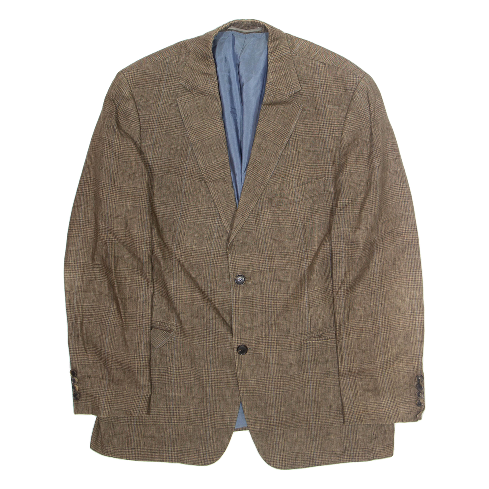 HUGO BOSS Mens Blazer Jacket Brown Plaid L Refurbished - N/A refurbished available on Cerqular