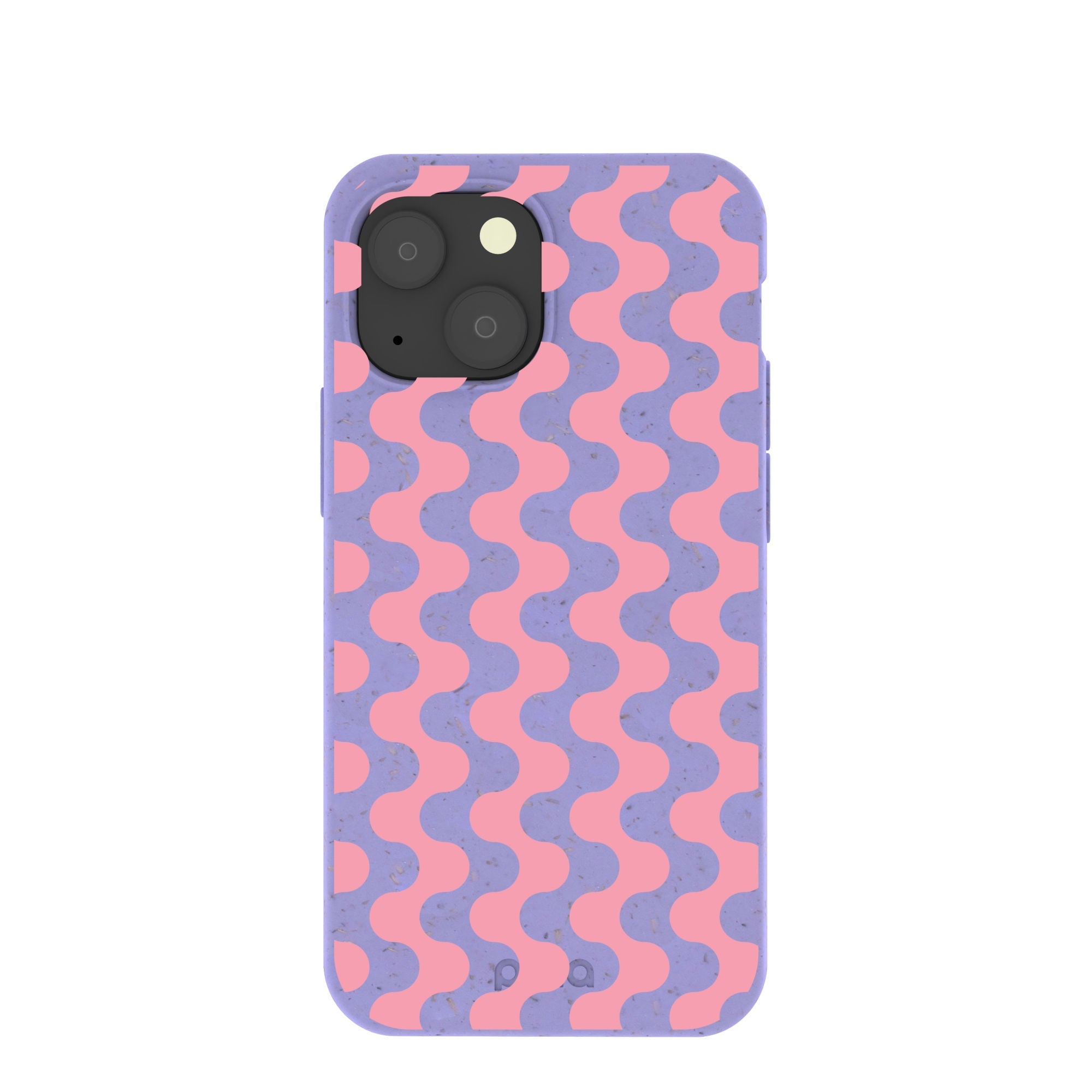 Lavender Frequency iPhone 13 Mini Case Refurbished - Pela Case refurbished available on Cerqular