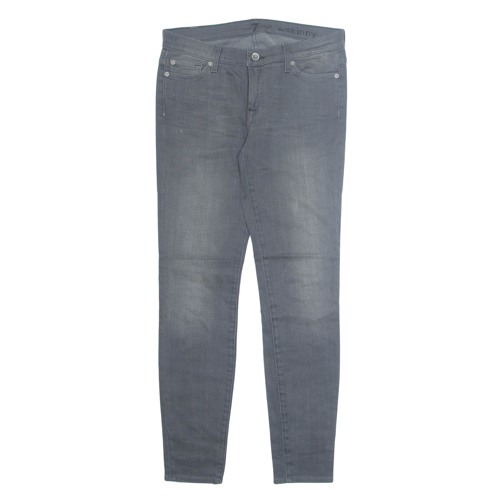 Buy 7 FOR ALL MANKIND Womens Jeans Grey Regular Skinny Stone Wash W32 L30 Refurbished - $36.39 7 FOR ALL MANKIND Womens Jeans Grey Regular Skinny Stone Wash W32 L30 Refurbished - N/A refurbished available on Cerqular