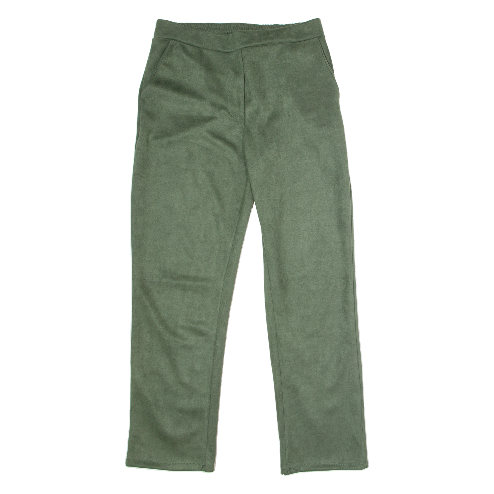 TODAY Womens Velvet Trousers Green Regular Straight W30 L28 Refurbished - N/A refurbished available on Cerqular