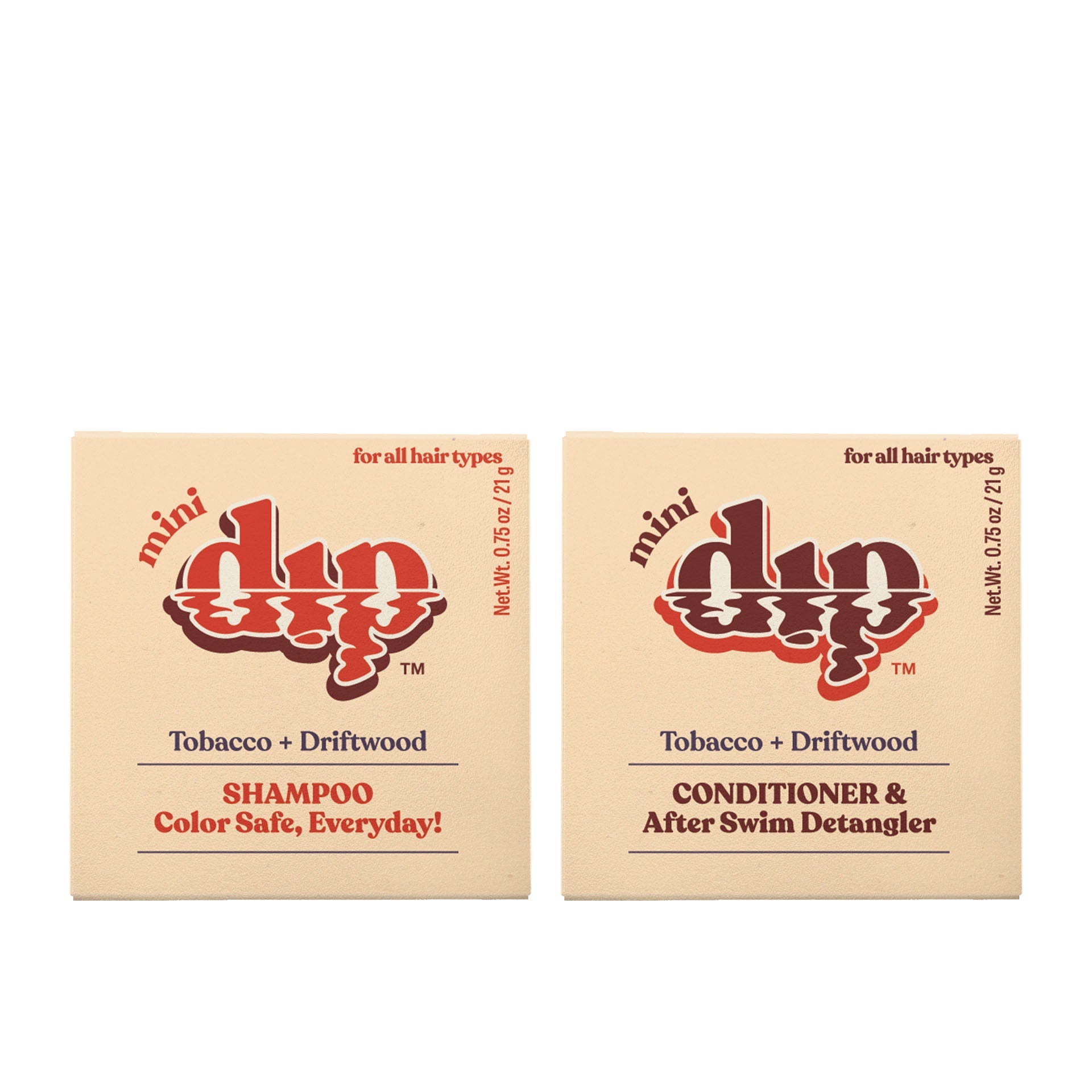 Double Dip: Tobacco & Driftwood - Minis Refurbished - Dip Sustainable Hair Care refurbished available on Cerqular