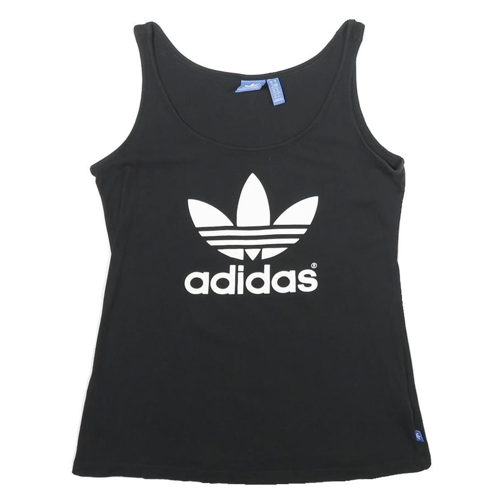 Buy ADIDAS Womens Black Vest UK 10 Sleeveless Crew Neck Cotton Sports Casual Refurbished - $15.59 ADIDAS Womens Black Vest UK 10 Sleeveless Crew Neck Cotton Sports Casual Refurbished - N/A refurbished available on Cerqular