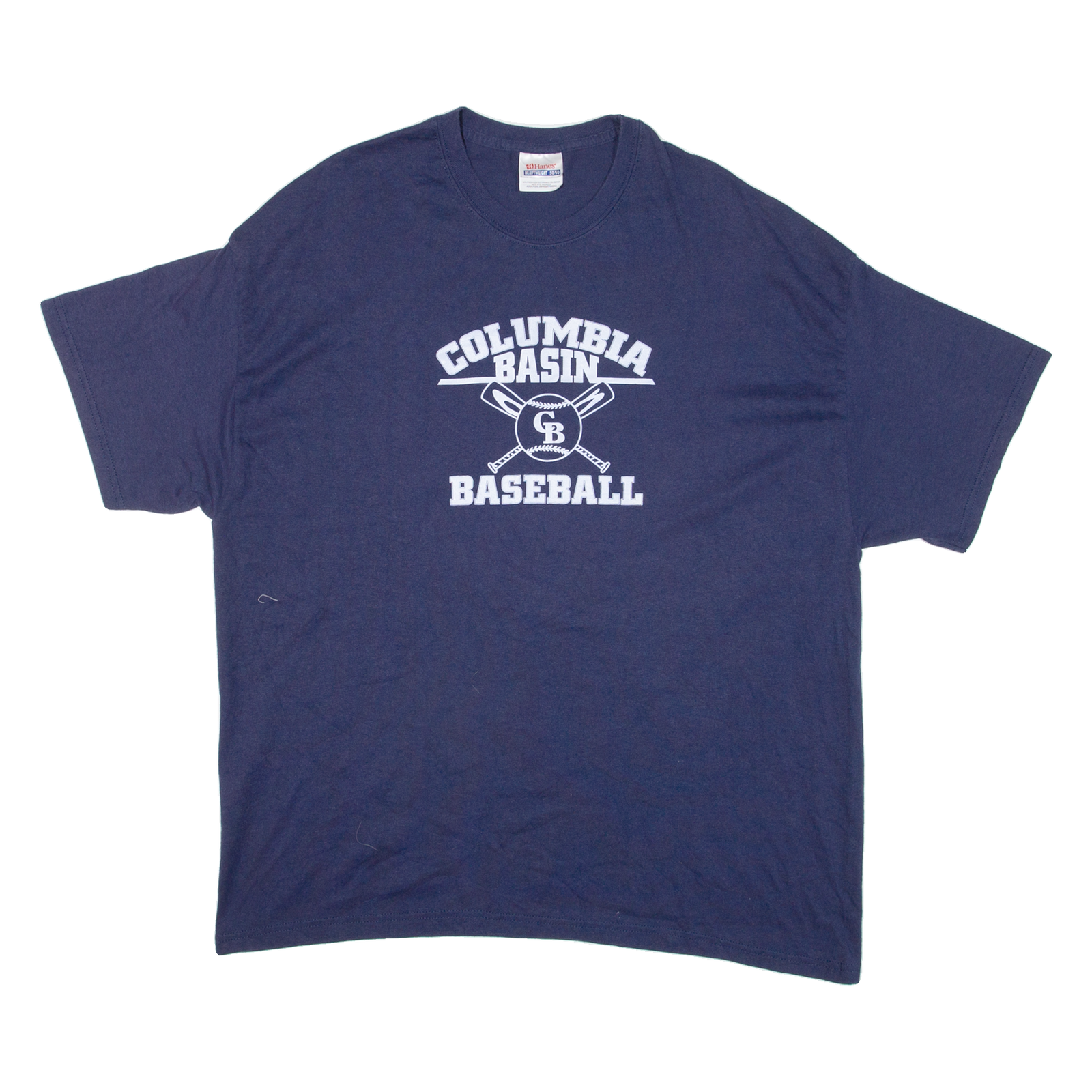 HANES Columbia Basin Basketball Mens T-Shirt Blue USA 2XL Refurbished - N/A refurbished available on Cerqular