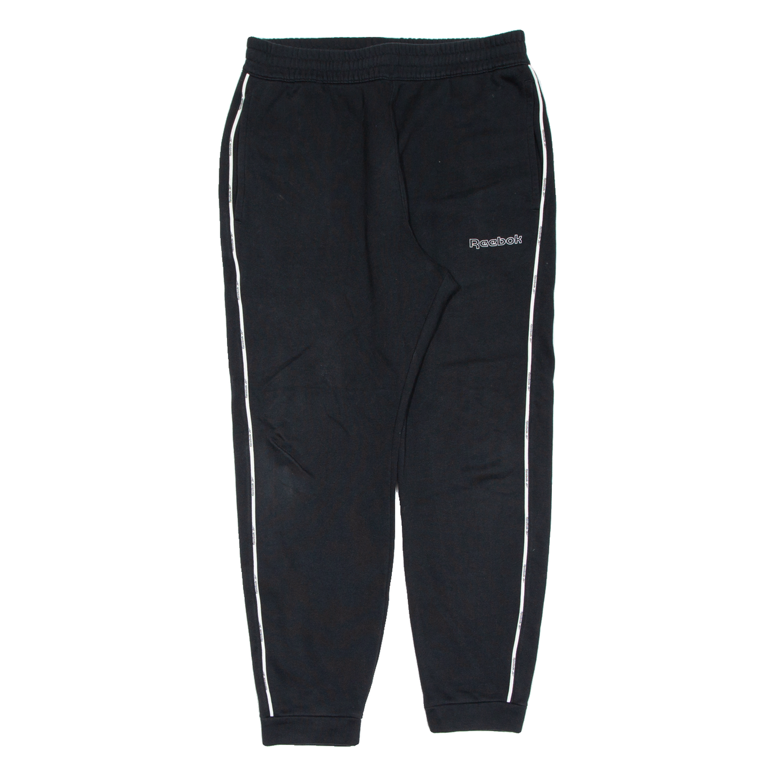 REEBOK Womens Joggers Black Tapered M W32 L27 Refurbished - N/A refurbished available on Cerqular