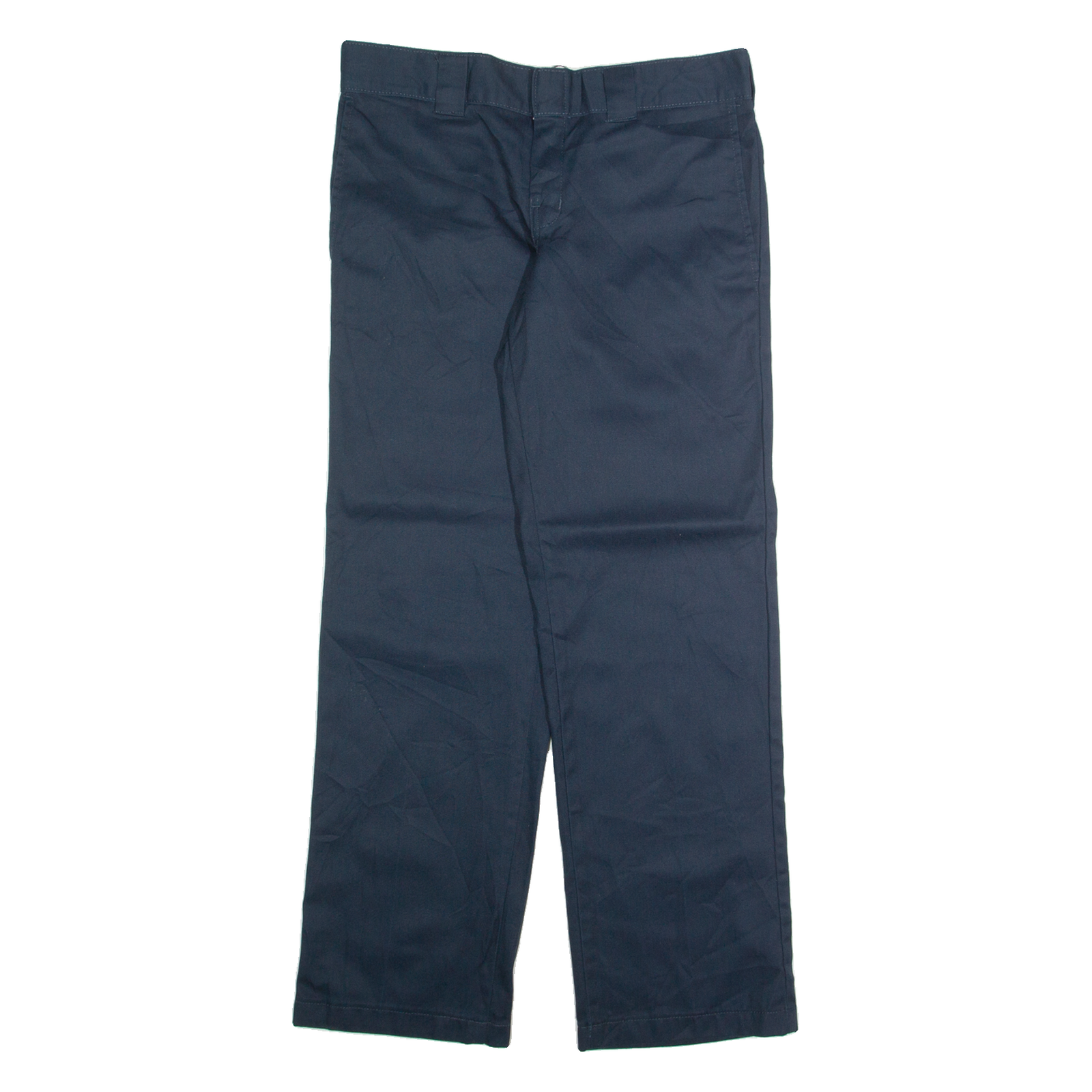 DICKIES Chino Mens Trousers Blue Slim Straight W30 L30 Refurbished - N/A refurbished available on Cerqular