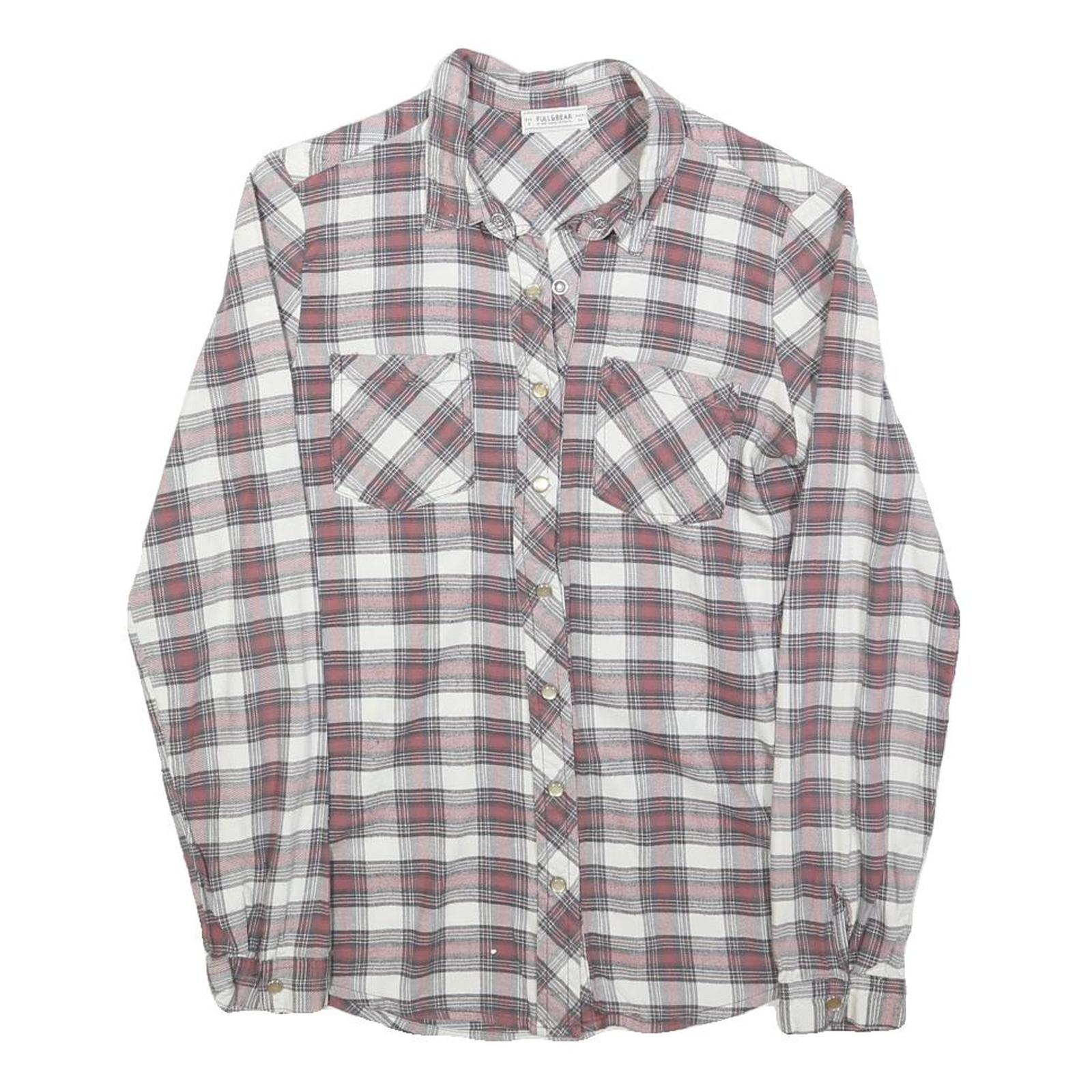 Buy PULL & BEAR Womens White & Red Checked Shirt S Lightweight Cotton Blend Casual Refurbished - $19.49 PULL & BEAR Womens White & Red Checked Shirt S Lightweight Cotton Blend Casual Refurbished - N/A refurbished available on Cerqular