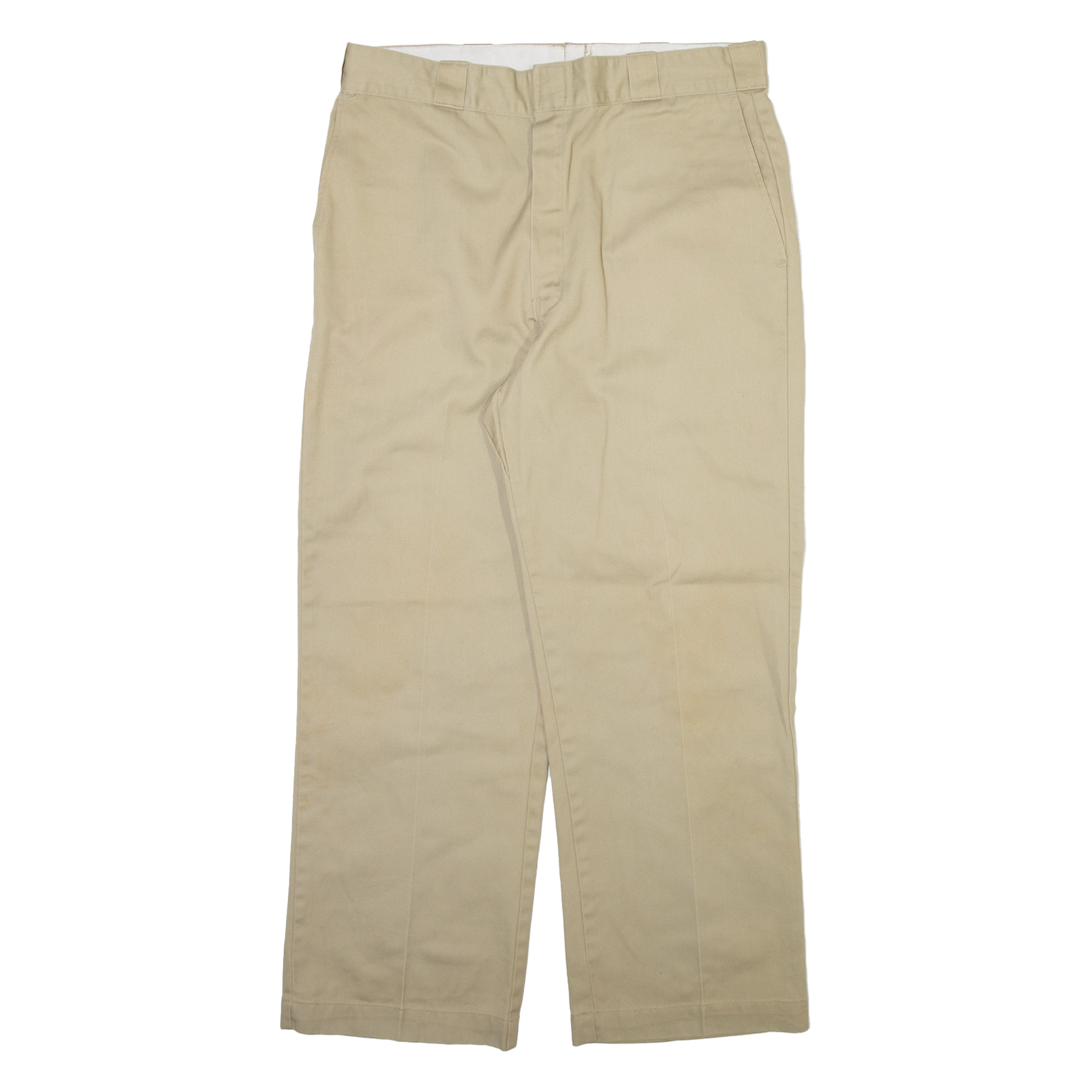DICKIES Mens Trousers Beige Regular Straight W36 L29 Refurbished - N/A refurbished available on Cerqular