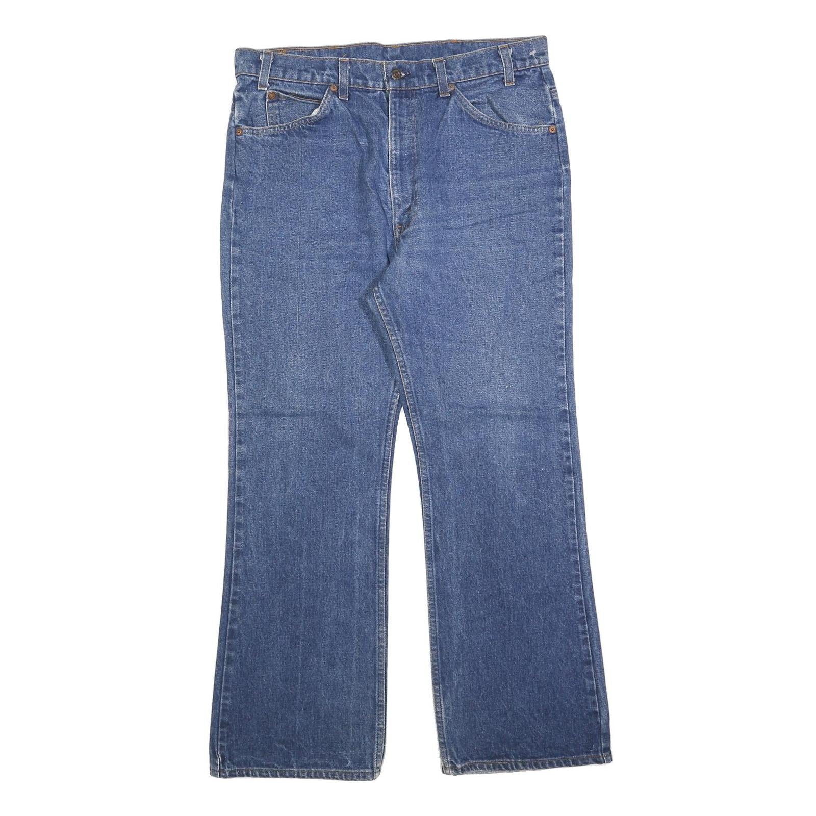 LEVI'S Mens Blue Regular Jeans Denim Medium W33 L30 Classic Zip Cotton Blend Refurbished - N/A refurbished available on Cerqular
