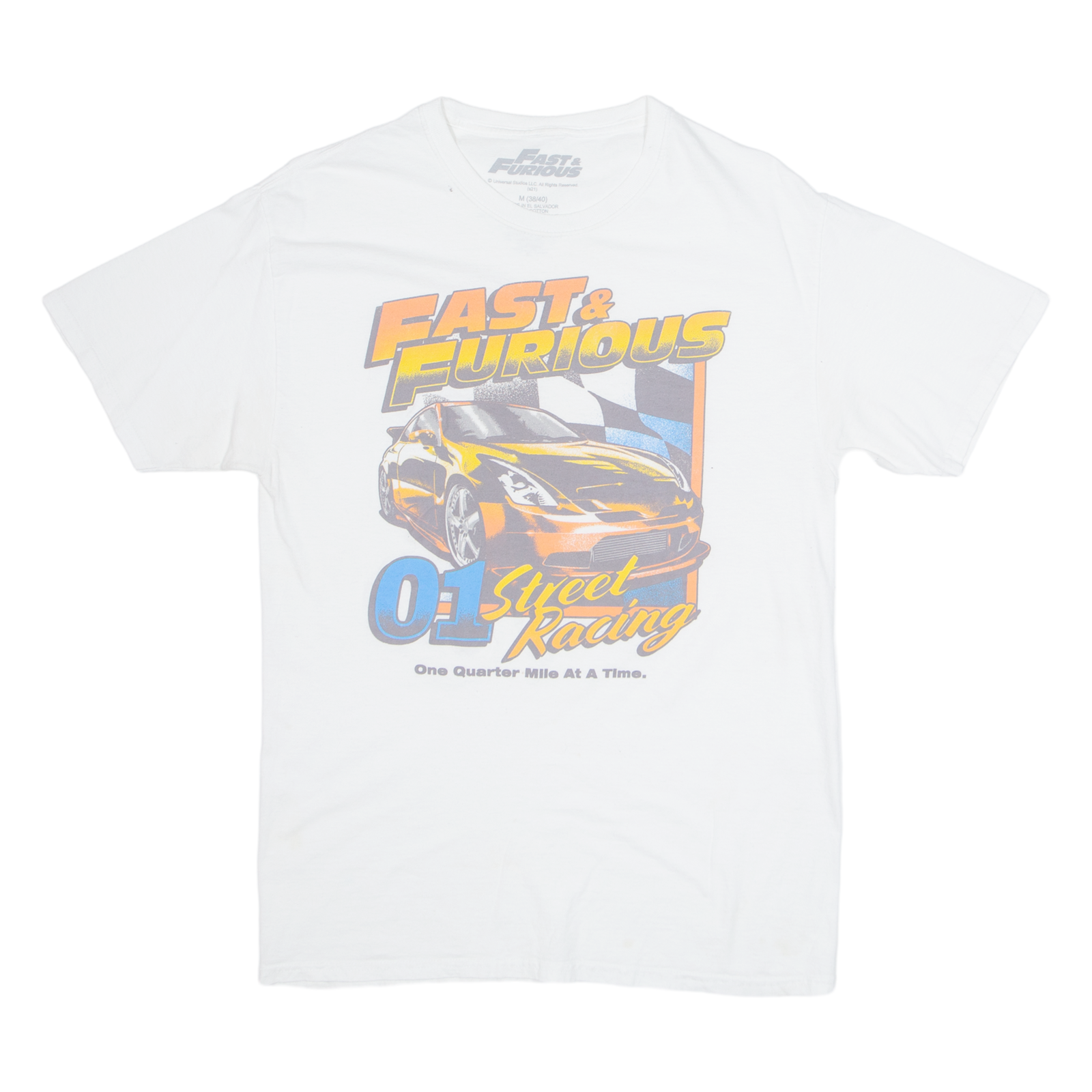 FAST & FURIOUS Mens T-Shirt White M Refurbished - N/A refurbished available on Cerqular