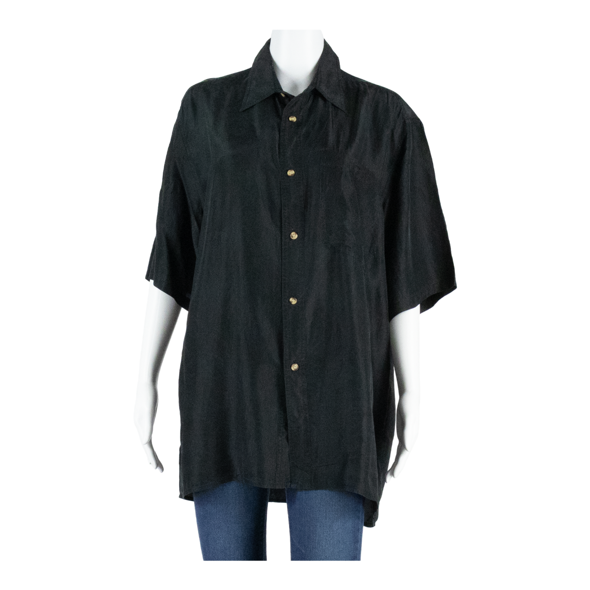 GATSBY SHIRTS Womens Shirt Black M Refurbished - N/A refurbished available on Cerqular