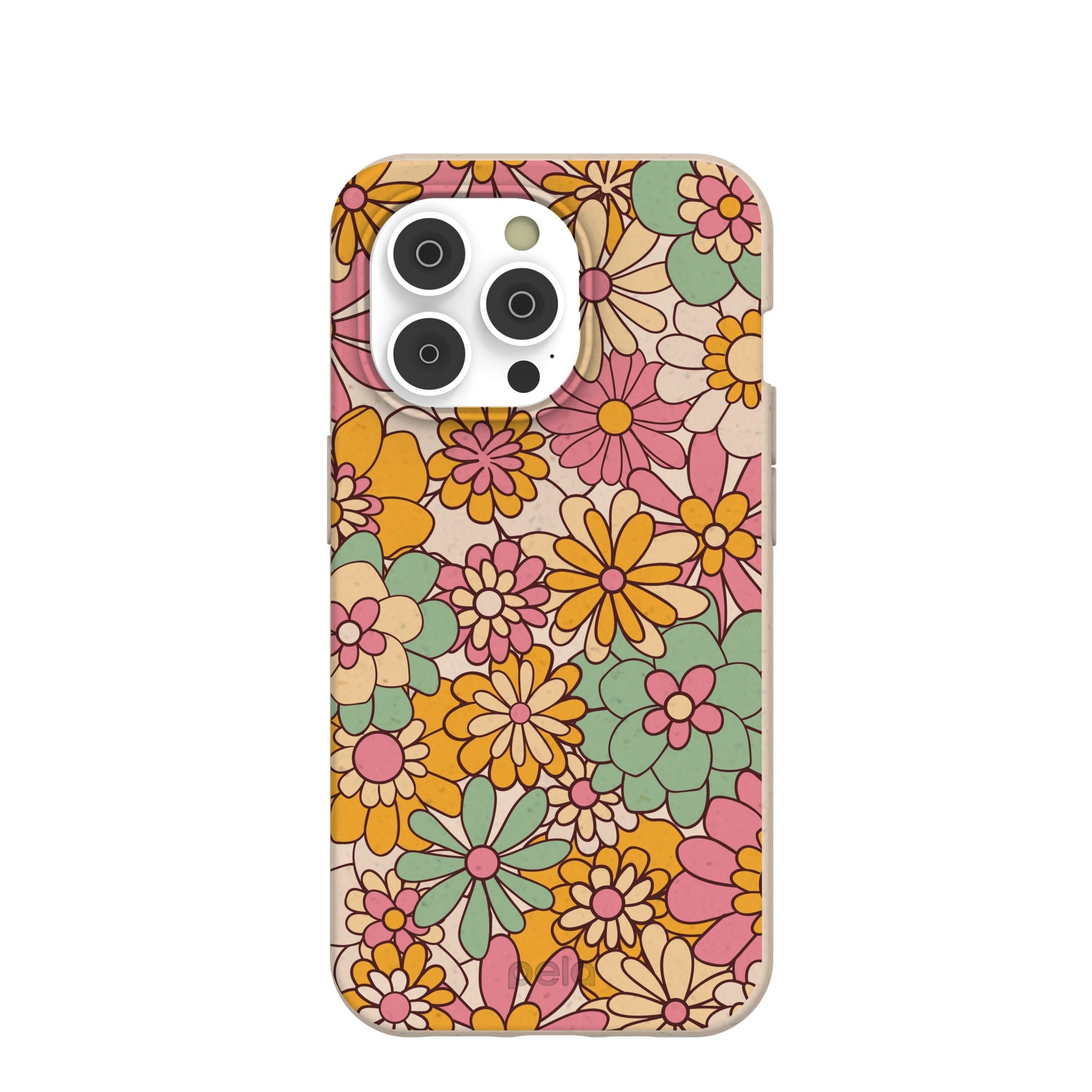Seashell Party Buds iPhone 14 Pro Case Refurbished - Pela Case refurbished available on Cerqular