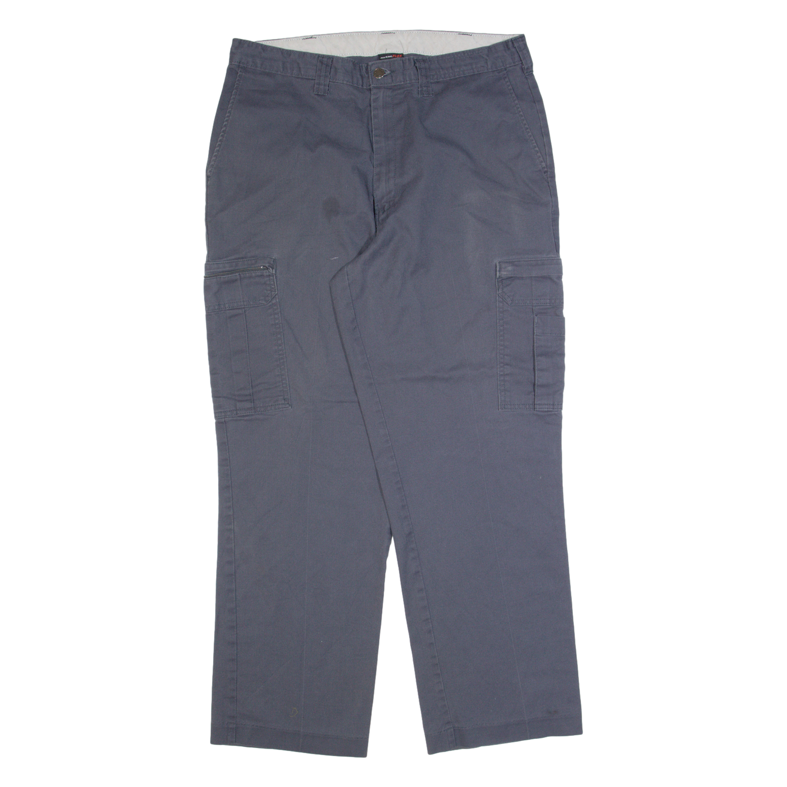 DICKIES Cargo Workwear Mens Trousers Grey Regular Straight W36 L32 Refurbished - N/A refurbished available on Cerqular