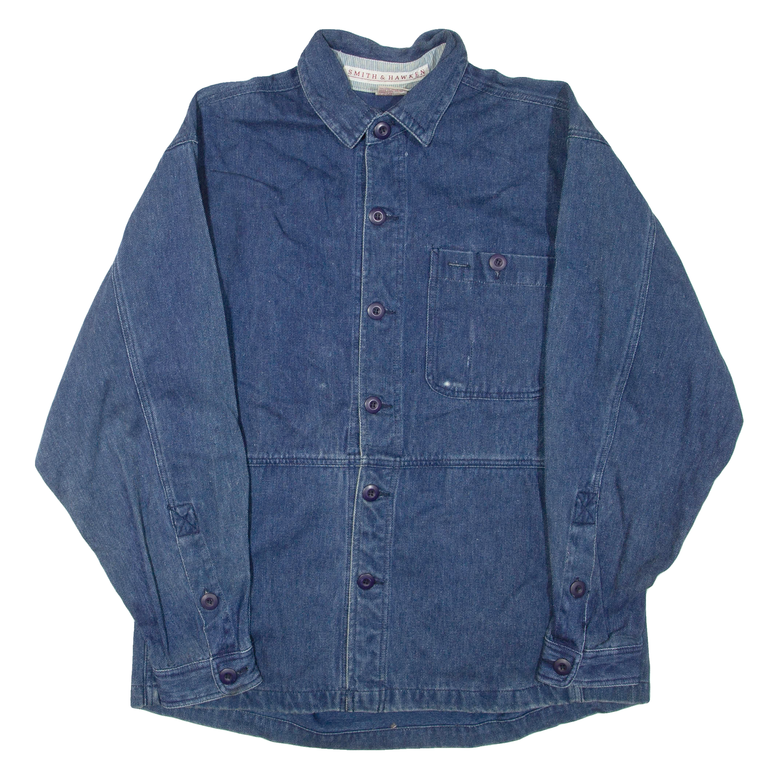 SMITH & HAWKEN Mens Denim Jacket Blue XL Refurbished - N/A refurbished available on Cerqular