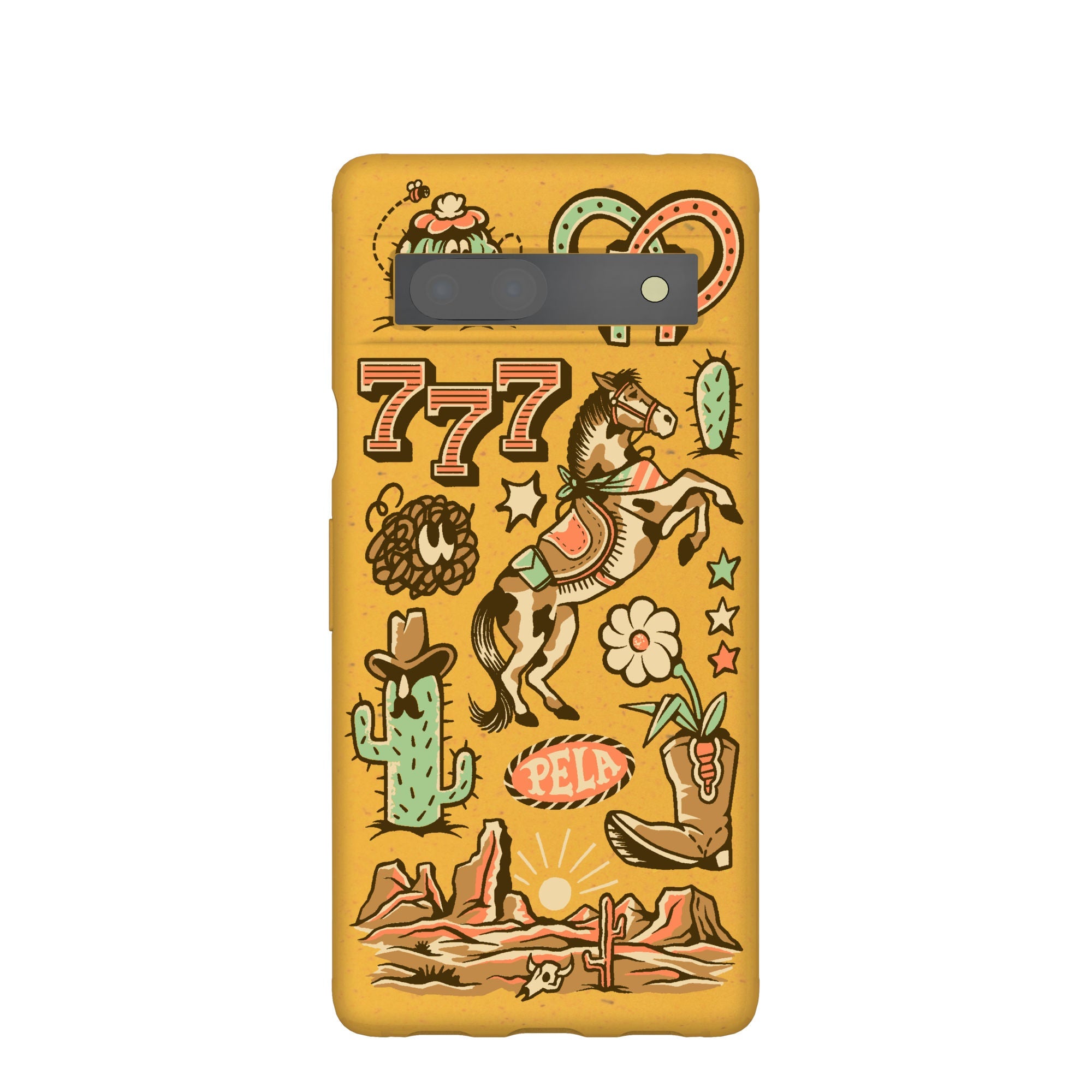 Honey Miller West Google Pixel 7a Case Refurbished - Pela Case refurbished available on Cerqular