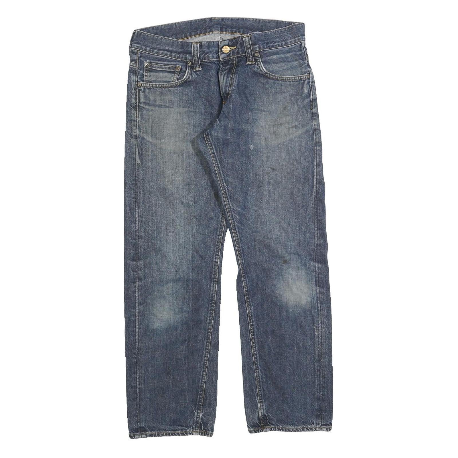 CARHARTT Mens Regular Blue Denim Jeans Zip W31 L29 Classic Durable Relaxed Fit Refurbished - N/A refurbished available on Cerqular