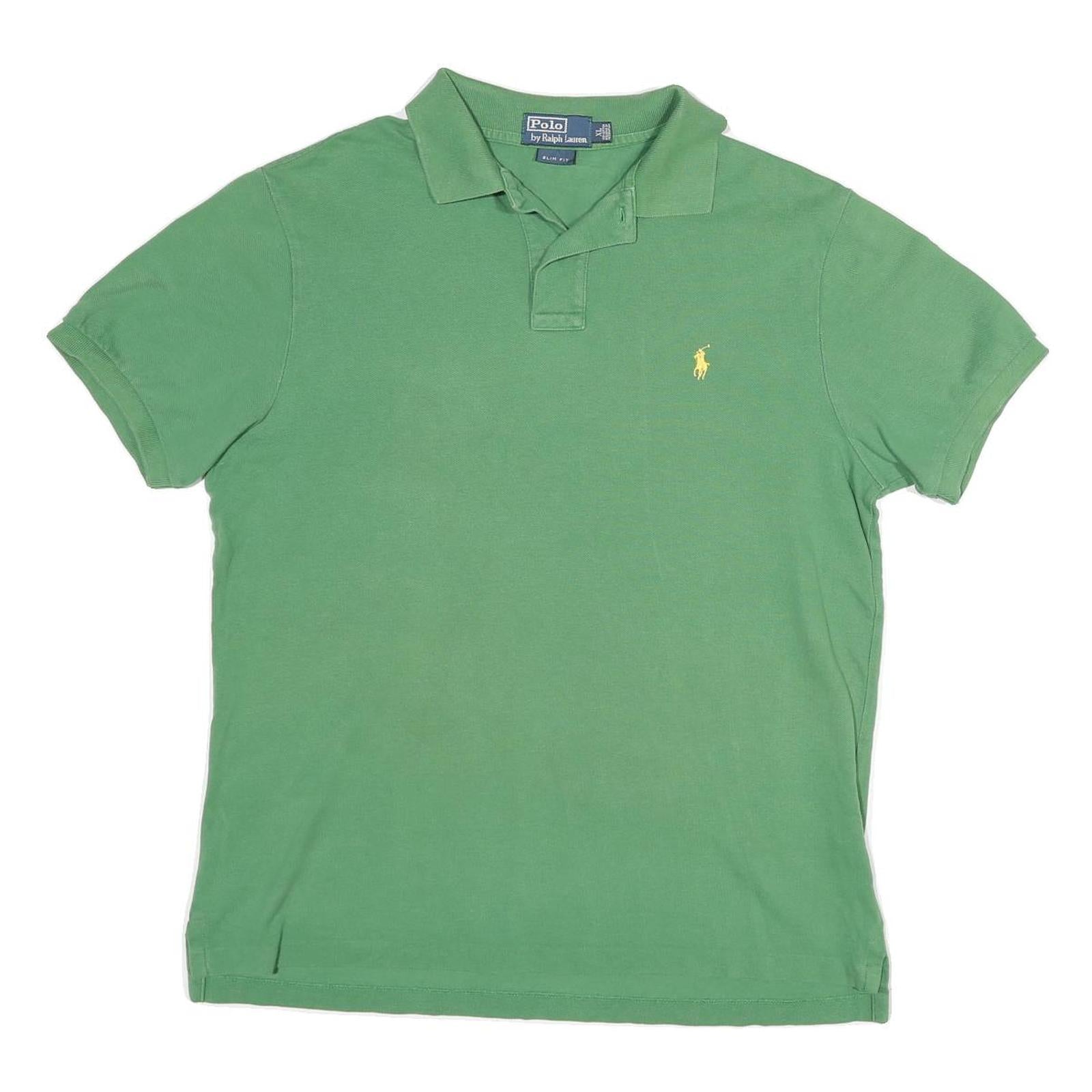 Buy POLO RALPH LAUREN Mens Green Short Sleeve Plain XL Cotton Blend Polo Shirt Refurbished - $38.99 POLO RALPH LAUREN Mens Green Short Sleeve Plain XL Cotton Blend Polo Shirt Refurbished - N/A refurbished available on Cerqular