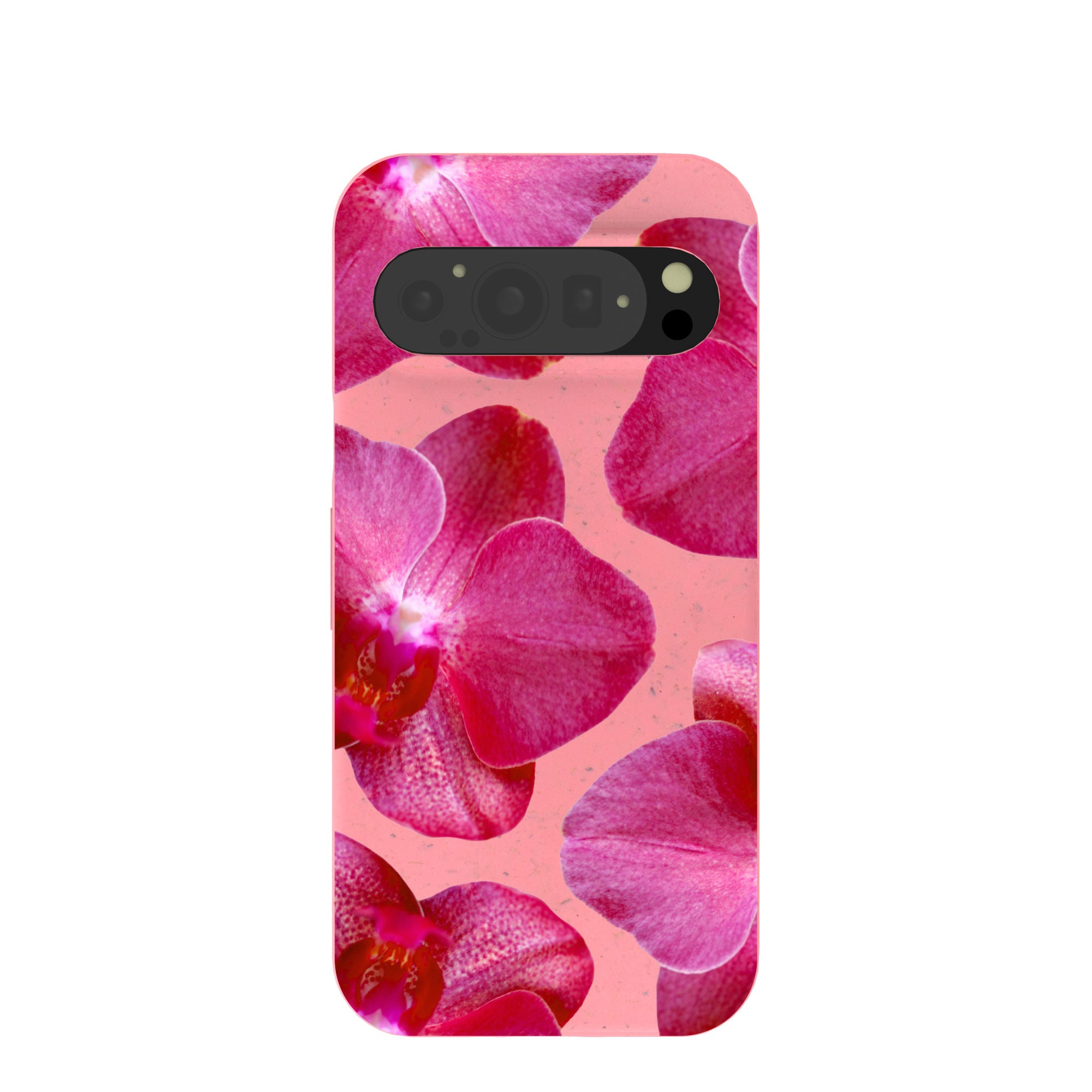Bubblegum Pink Pink Orchids Google Pixel 9/9 Pro Case Refurbished - Pela Case refurbished available on Cerqular