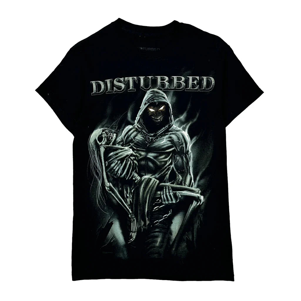 Buy Disturbed Band T-Shirt - Small Black Cotton Refurbished - $46.89 Disturbed Band T-Shirt - Small Black Cotton Refurbished - Thrifted (note: this is a term often used to describe second- refurbished available on Cerqular
