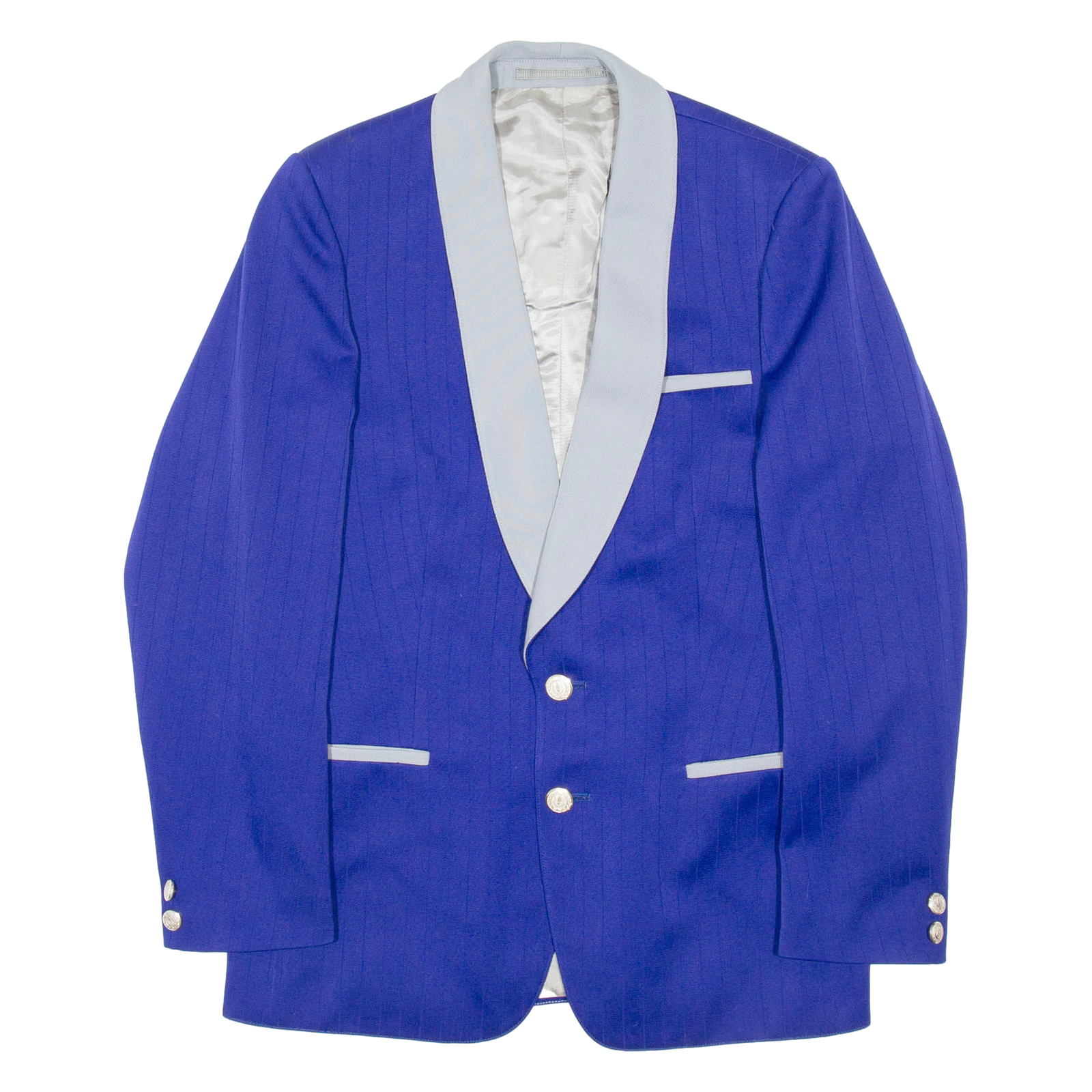 SCHULER Mens Blazer Jacket Purple Wool Striped M Refurbished - N/A refurbished available on Cerqular