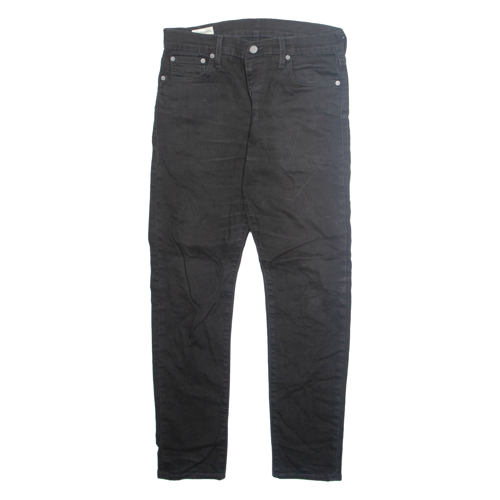 LEVI'S 512 BIG E Jeans Mens Black Slim Tapered W30 L28 Refurbished - N/A refurbished available on Cerqular