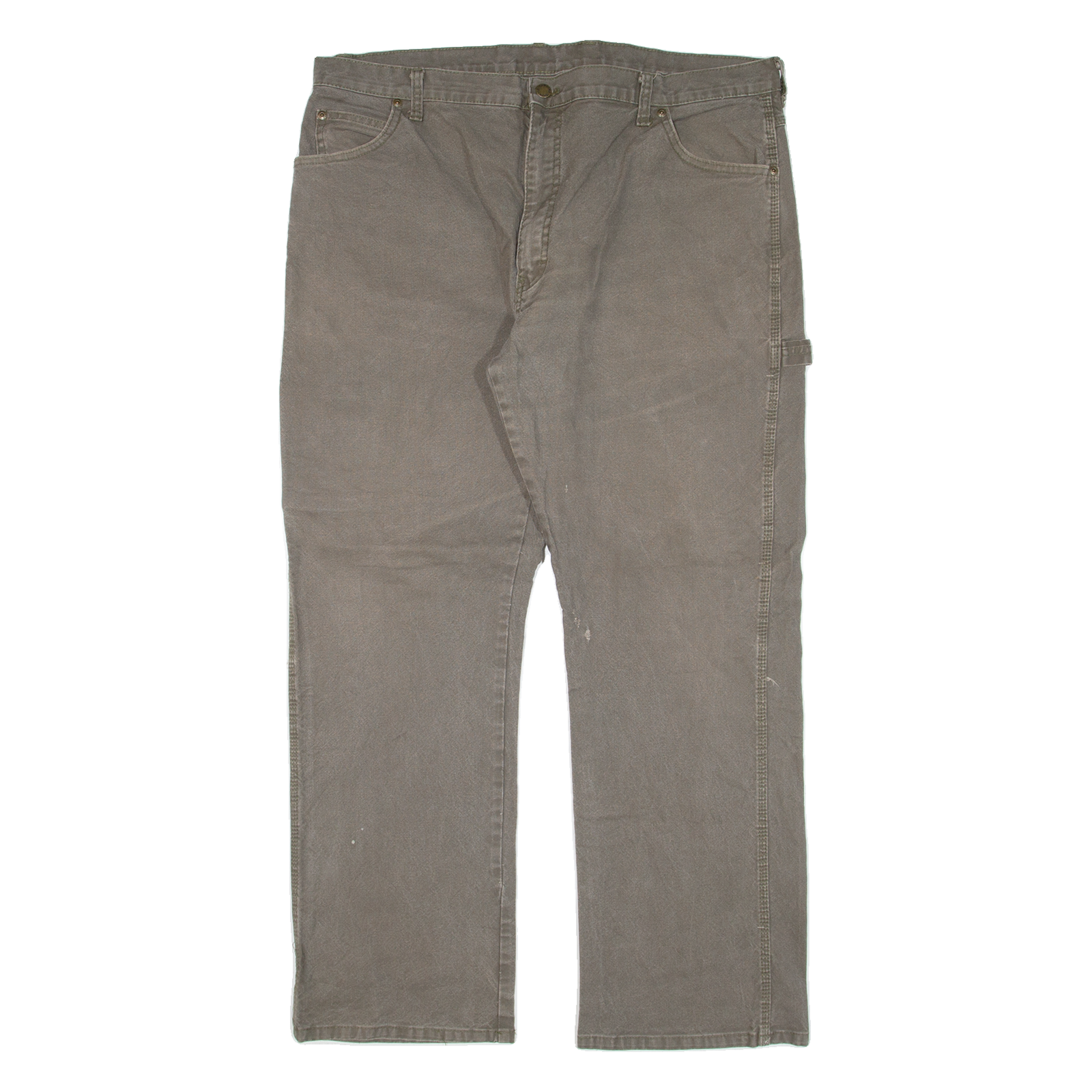 DICKIES Carpenter Workwear Mens Trousers Green Regular Straight W40 L29 Refurbished - N/A refurbished available on Cerqular