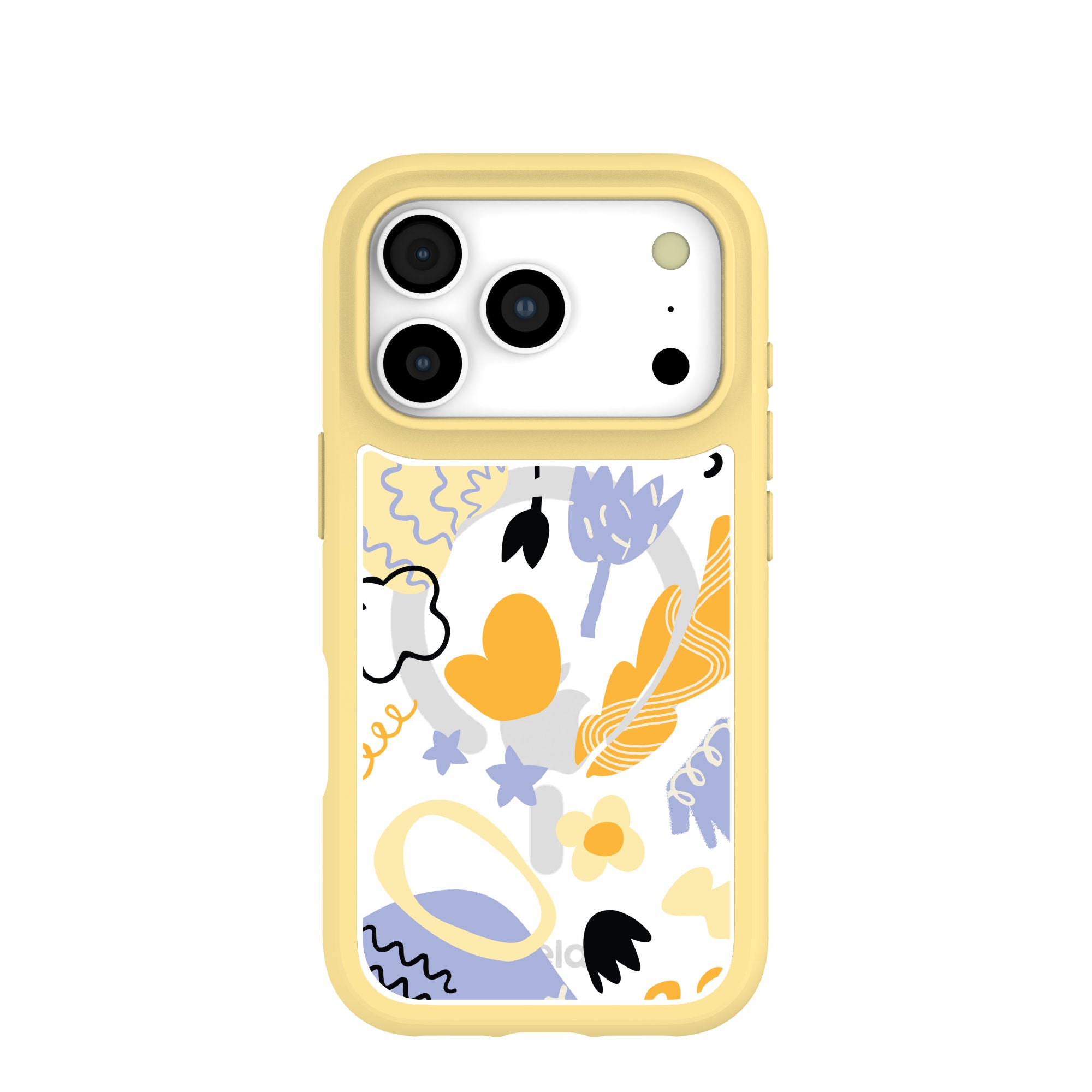 Clear Doodles iPhone 17 Pro Case With Sunbeam Ridge (MagSafe included) Refurbished - Pela Case refurbished available on Cerqular