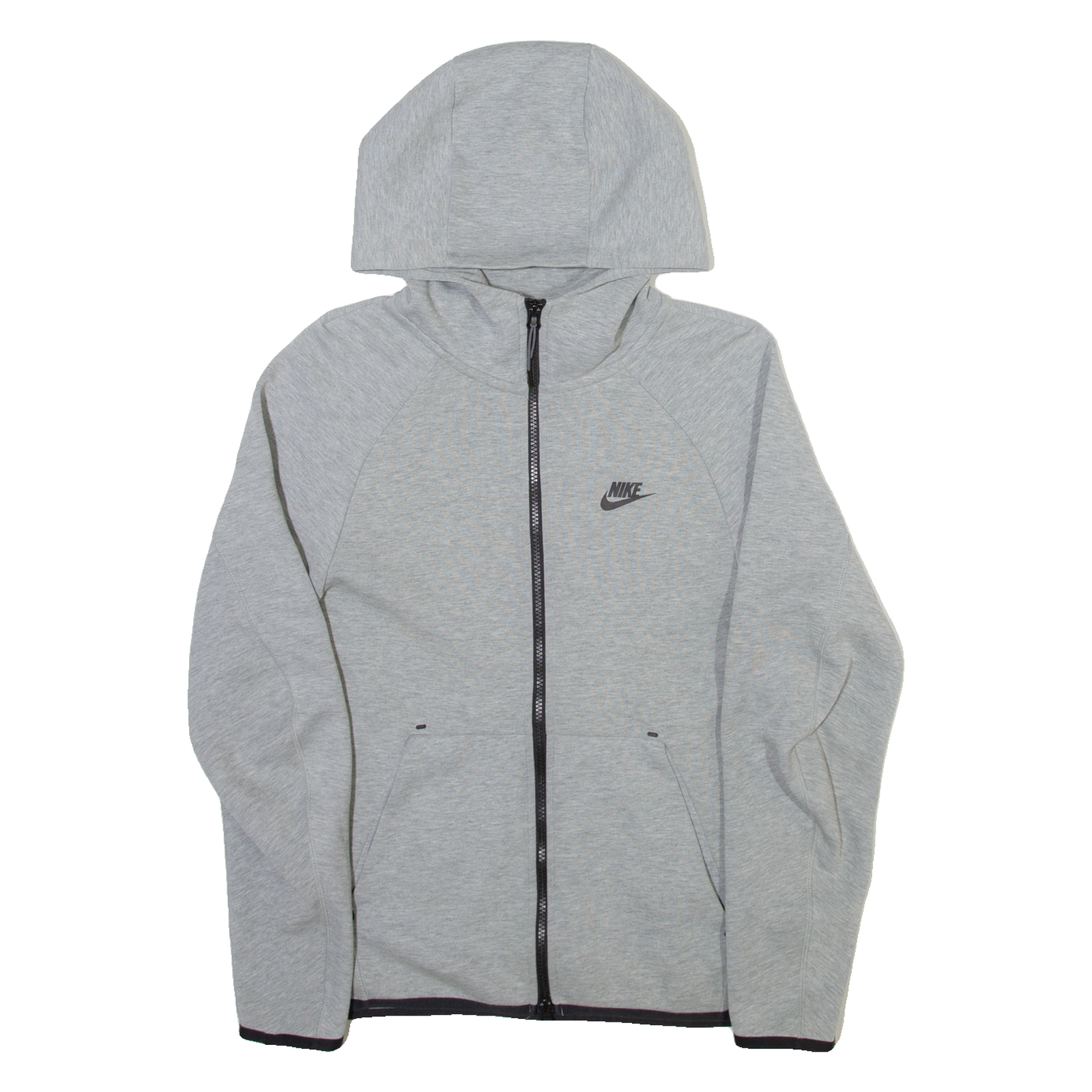 NIKE Mens Grey Hoodie Full Zip XS Refurbished - N/A refurbished available on Cerqular