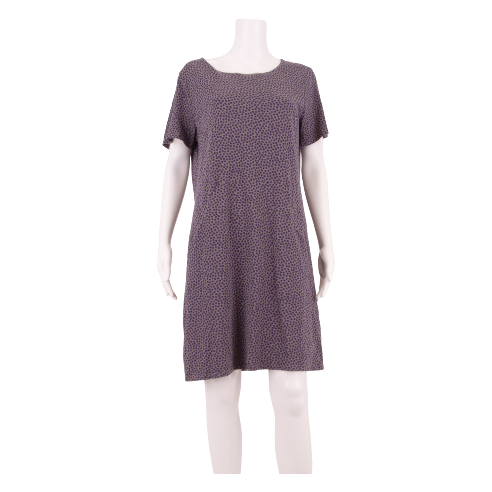 BODEN Womens Shift Dress Blue Spotted Short Sleeve Knee Length UK 14 Refurbished - N/A refurbished available on Cerqular