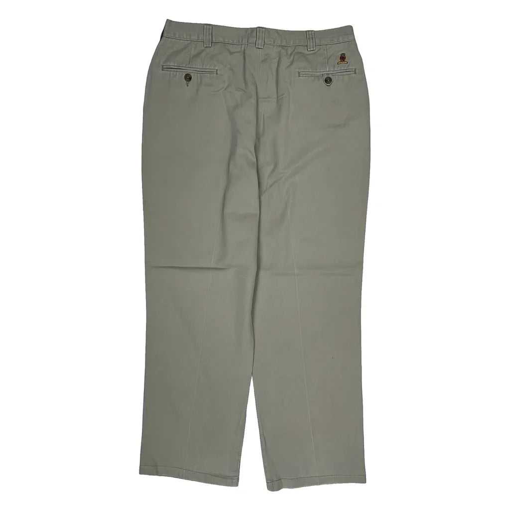 Buy Tommy Hilfiger Chinos - 36W 32L Beige Cotton Refurbished - $36.17 Tommy Hilfiger Chinos - 36W 32L Beige Cotton Refurbished - Thrifted (note: this is a term often used to describe second- refurbished available on Cerqular