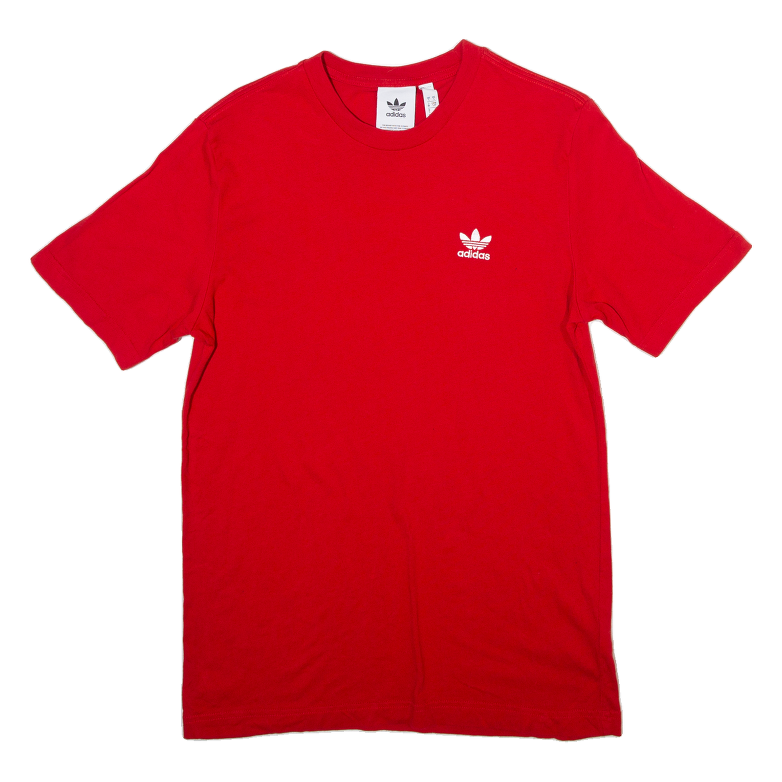 ADIDAS ORIGINALS Mens T-Shirt Red S Refurbished - N/A refurbished available on Cerqular
