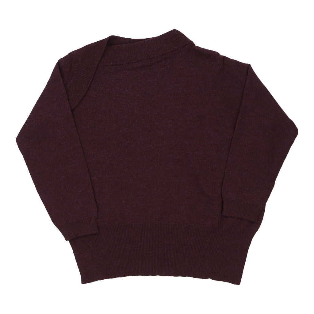 Dolce & Gabbana Jumper - Large Purple Wool | Size: large Refurbished - N/A (Preloved Designer is not a specific brand, it refurbished available on Cerqular