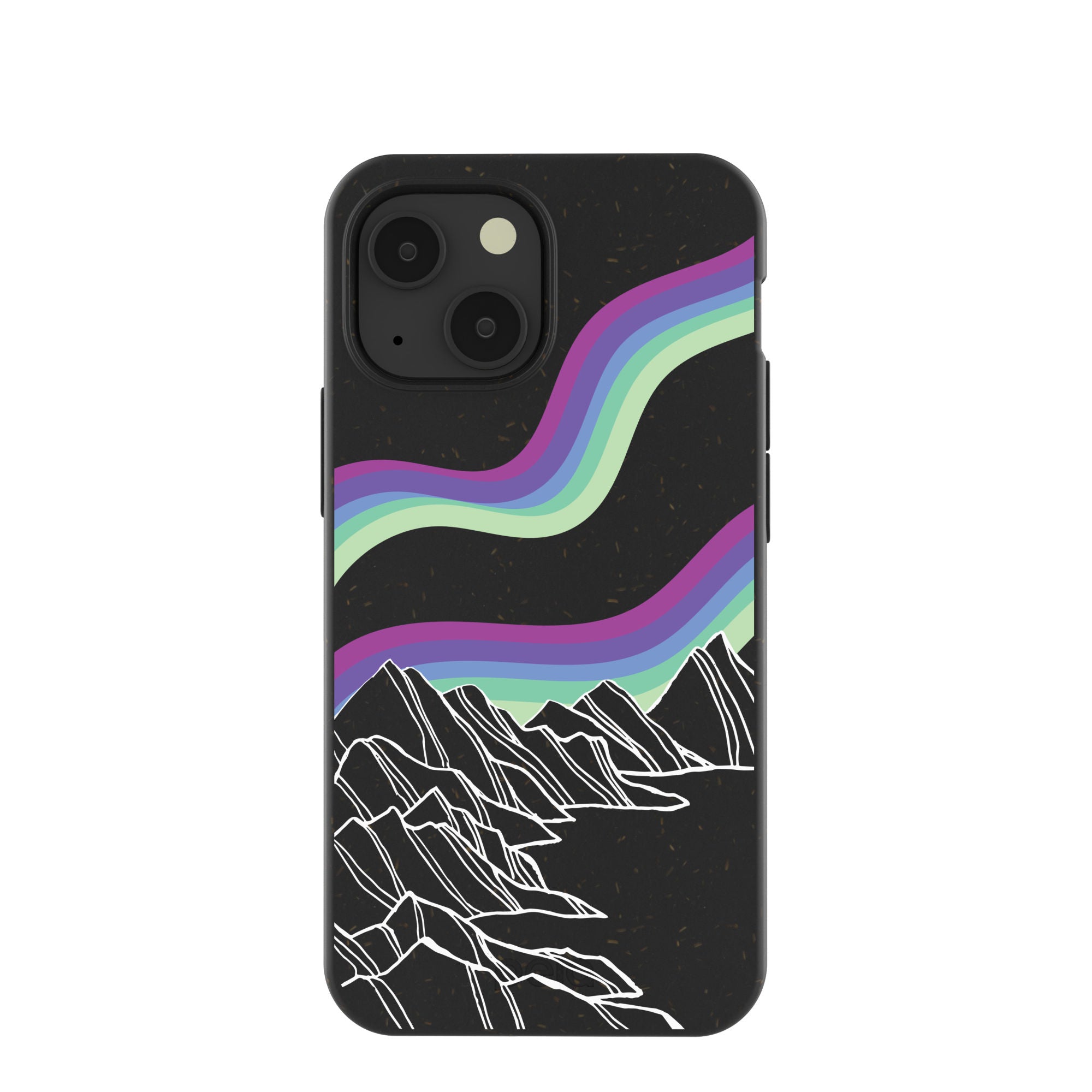 Black Glow iPhone 13 Mini Case Refurbished - Pela Case refurbished available on Cerqular