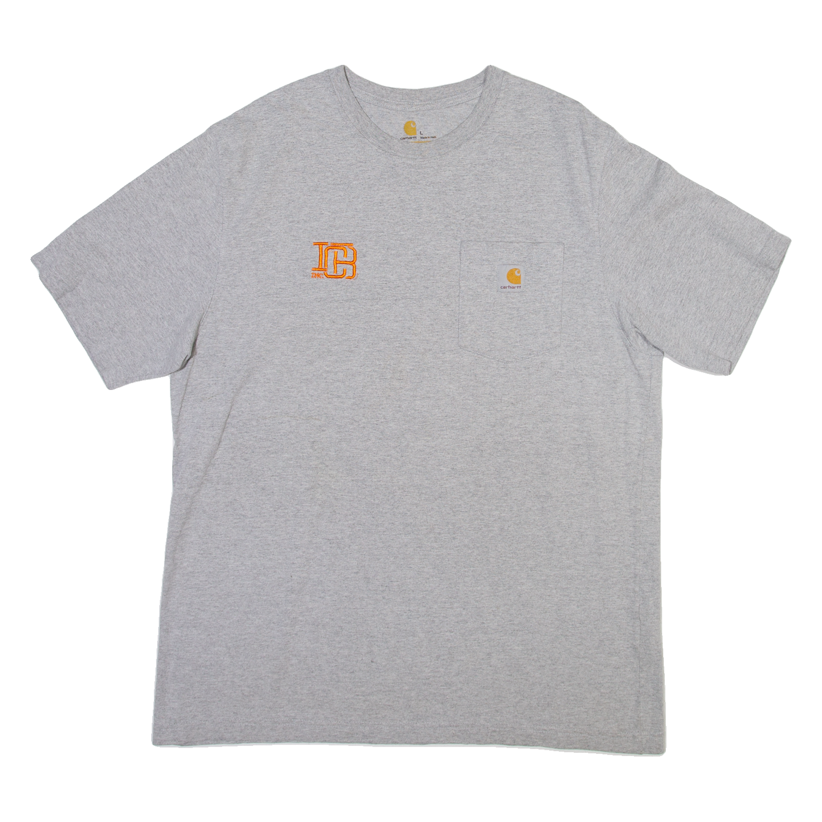 CARHARTT Mens T-Shirt Grey L Refurbished - N/A refurbished available on Cerqular