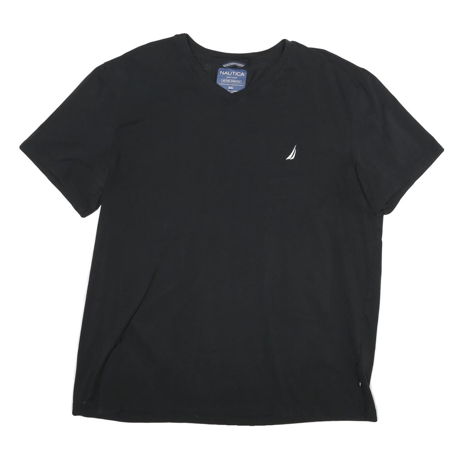 Buy NAUTICA Mens Black V-Neck 2XL Classic Cotton Blend T-Shirt Logo Casual Refurbished - $22.09 NAUTICA Mens Black V-Neck 2XL Classic Cotton Blend T-Shirt Logo Casual Refurbished - N/A refurbished available on Cerqular