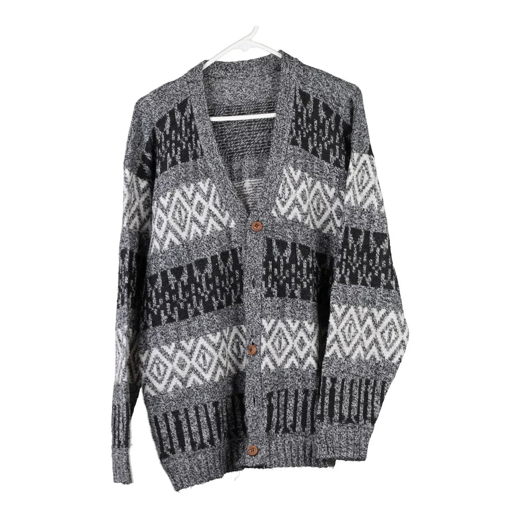 Buy Unbranded Cardigan - Large Grey Wool Blend Refurbished - $17.41 Unbranded Cardigan - Large Grey Wool Blend Refurbished - Thrifted (note: this is a term often used to describe second- refurbished available on Cerqular