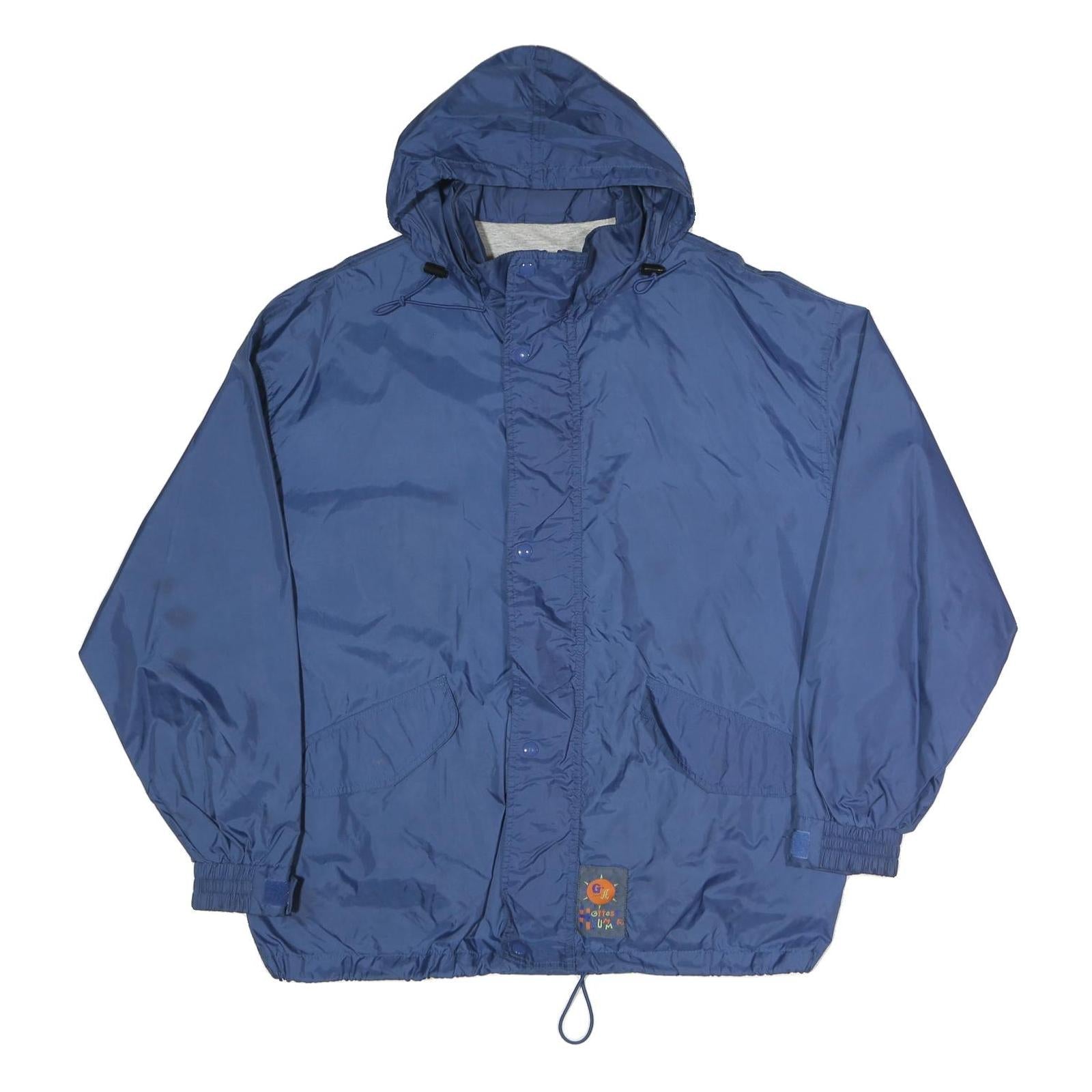 USA GARRY SPORT Mens Blue Jacket XL Polyester Blend Plain Zip Hooded Casual Refurbished - N/A refurbished available on Cerqular