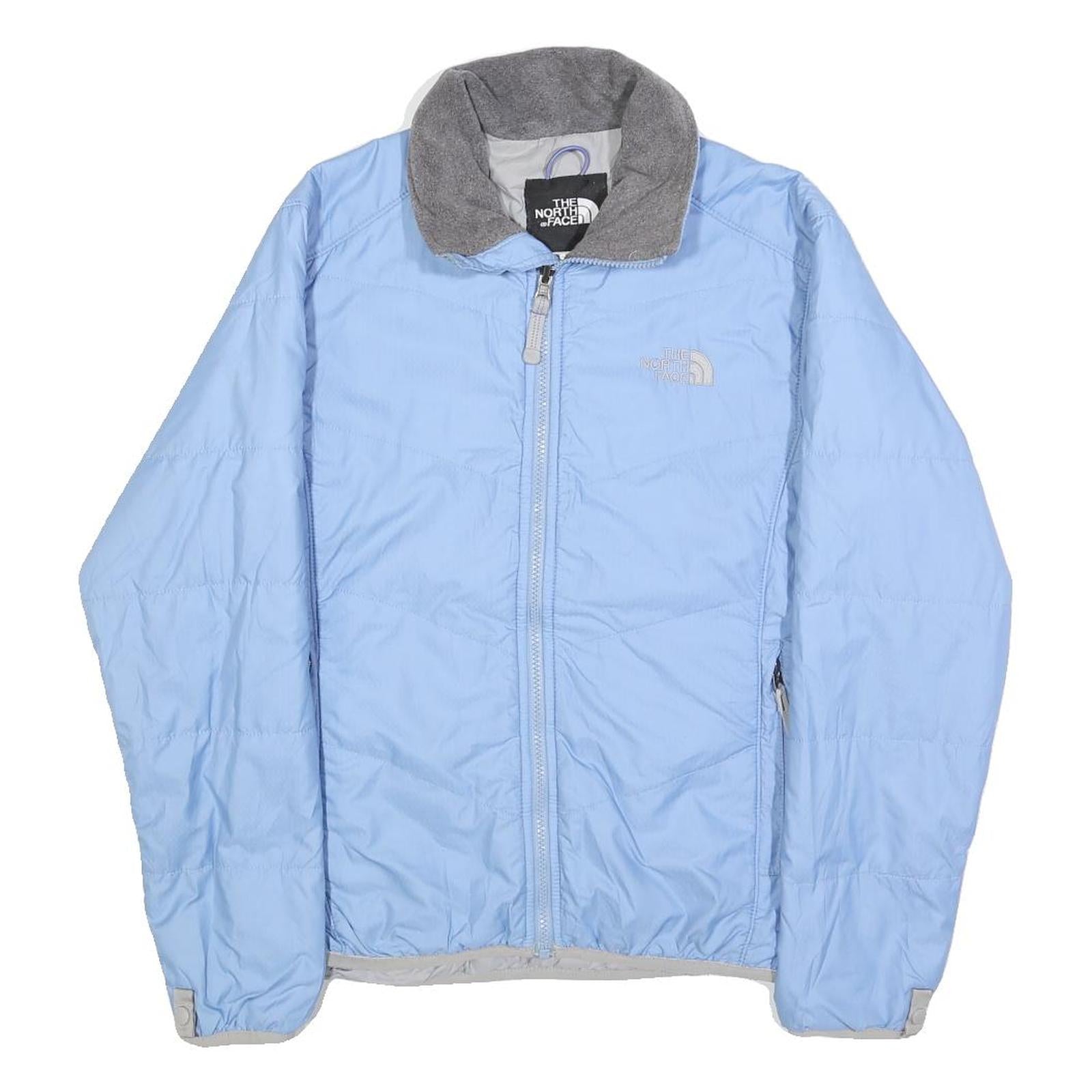 THE NORTH FACE Womens Blue Outdoor Jacket S Polyester Plain Zip Refurbished - N/A refurbished available on Cerqular