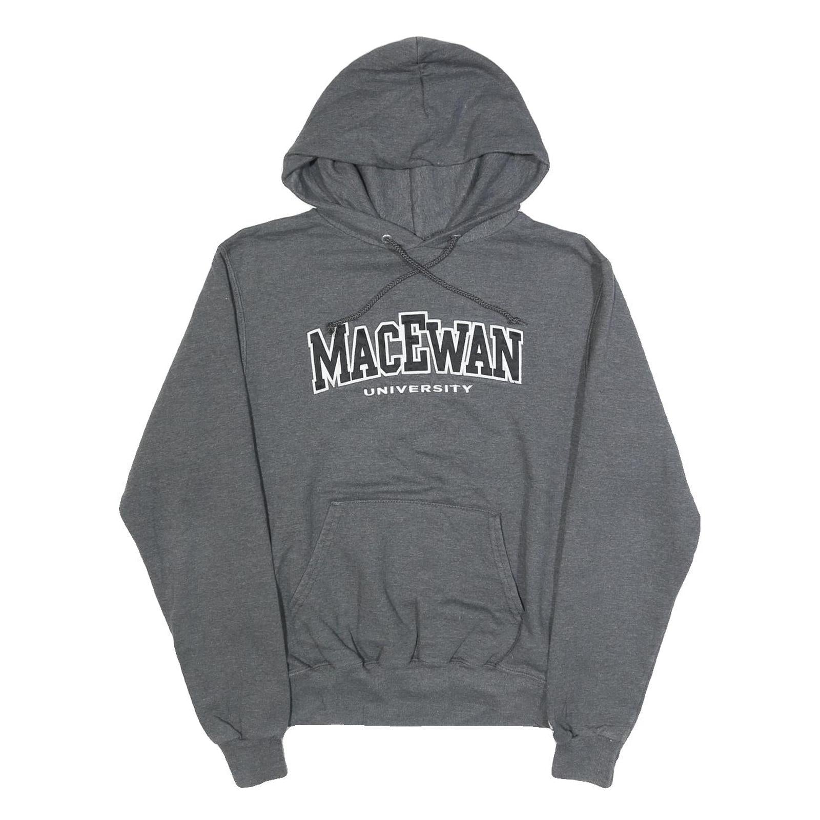 CHAMPION Mens Grey MacEwan University Pullover Hoodie S Cotton Blend Casual Refurbished - N/A refurbished available on Cerqular