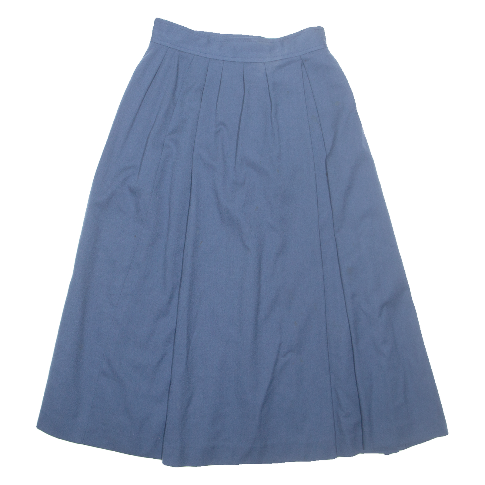 VICTORIA CANADA Womens A-Line Skirt Blue Midi Wool XS Refurbished - N/A refurbished available on Cerqular