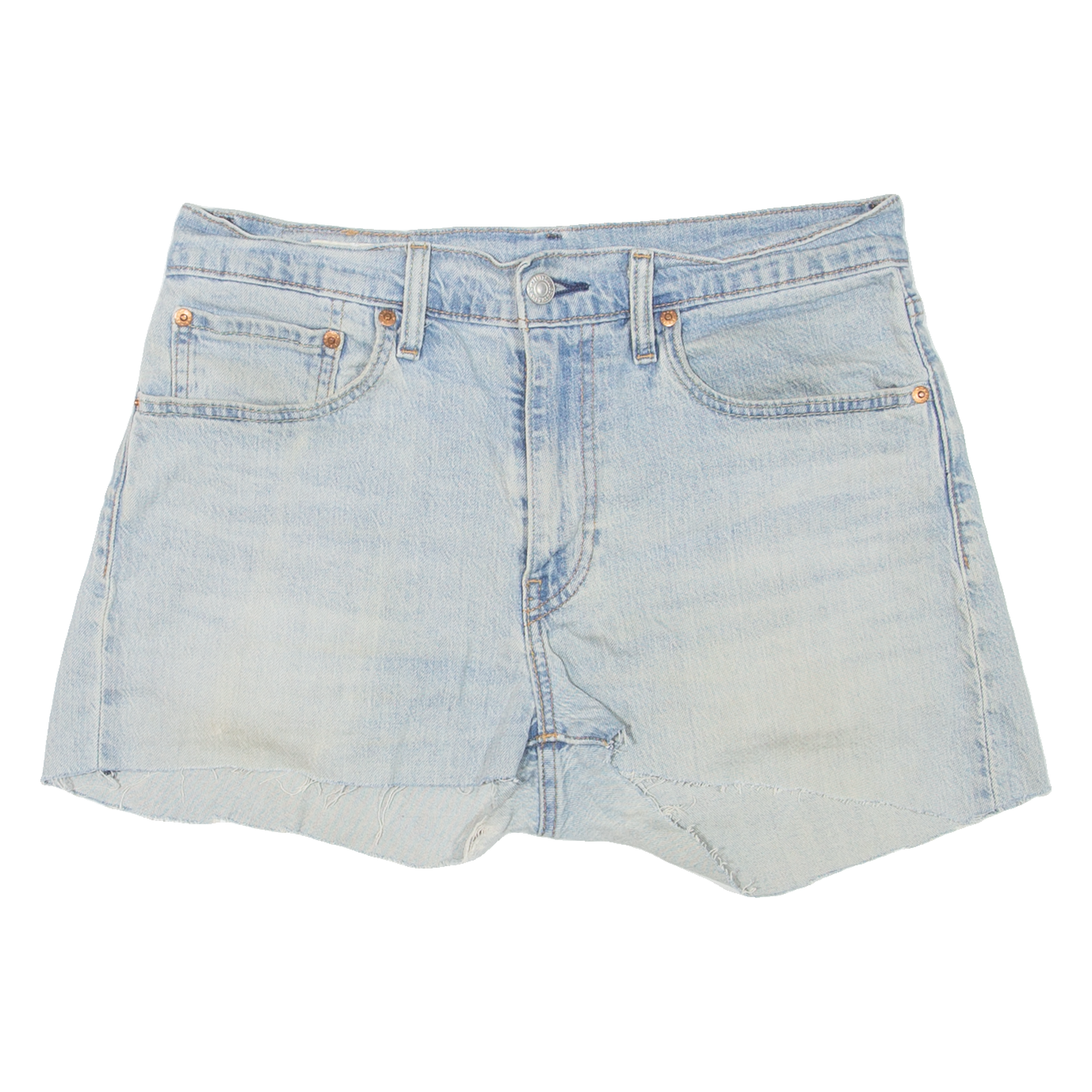 LEVI'S 501 BIG E Cut-Off Womens Denim Shorts Blue M W31 Refurbished - N/A refurbished available on Cerqular