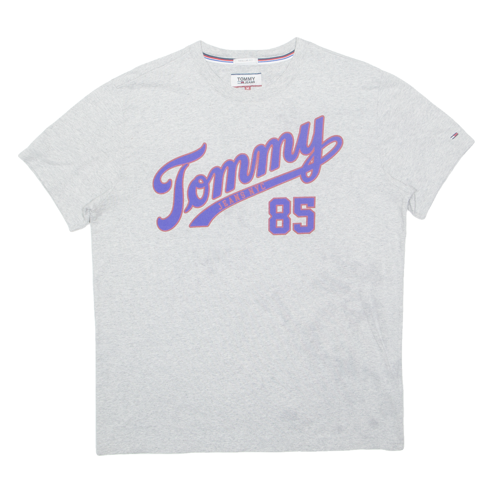 TOMMY HILFIGER Mens T-Shirt Grey M Refurbished - N/A refurbished available on Cerqular