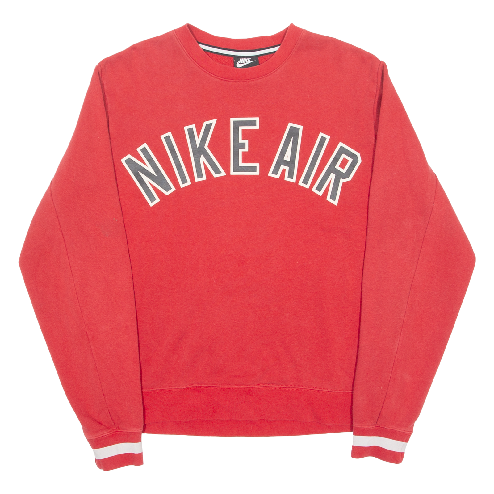 NIKE AIR Mens Sweatshirt Red Crewneck S Refurbished - N/A refurbished available on Cerqular