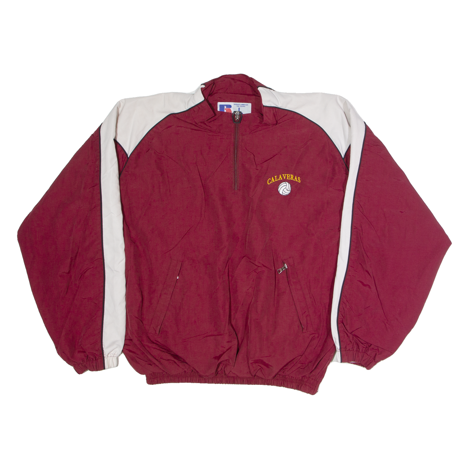 RUSSELL ATHLETIC Calaveras Mens Shell Jacket Maroon USA L Refurbished - N/A refurbished available on Cerqular