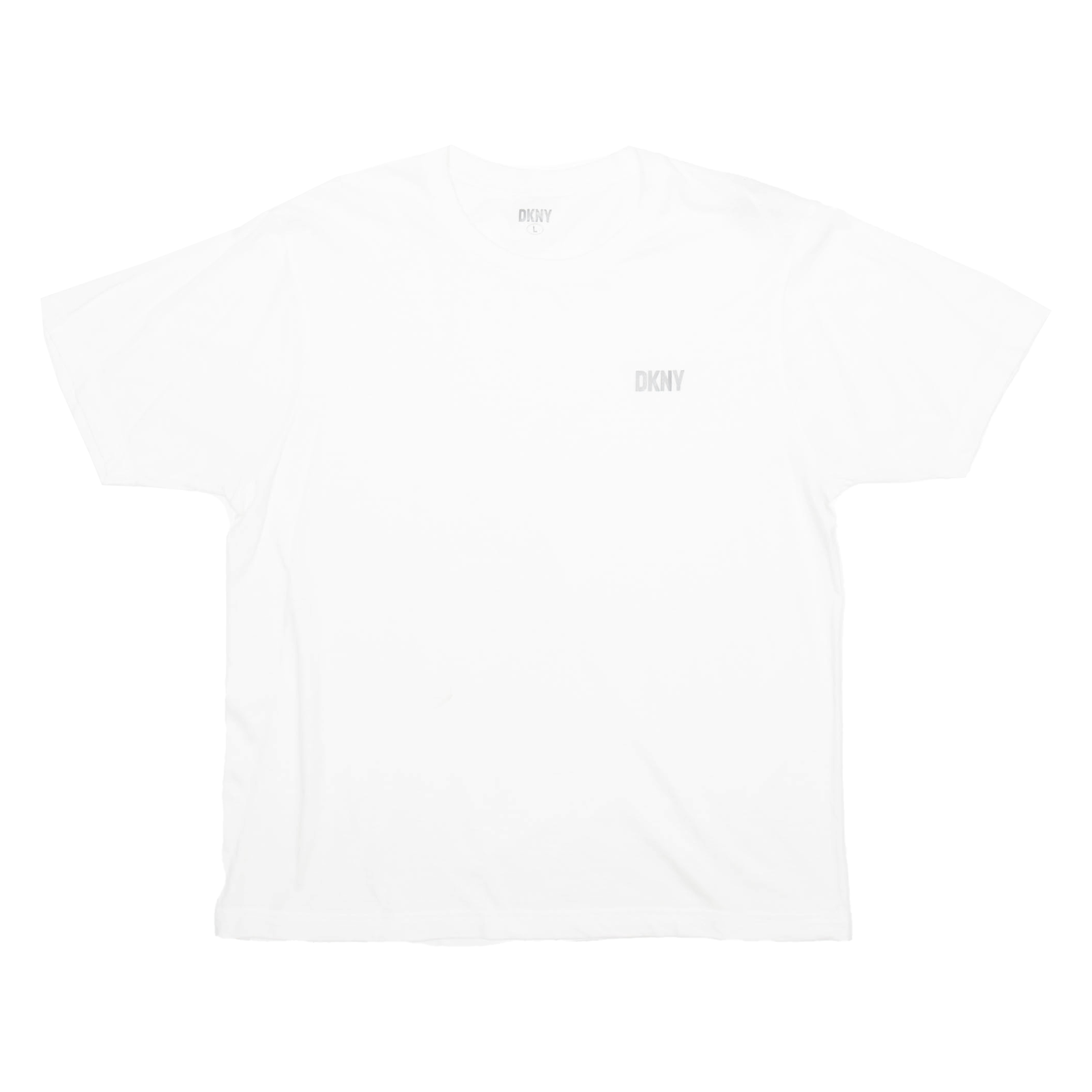 DKNY Mens T-Shirt White L Refurbished - N/A refurbished available on Cerqular
