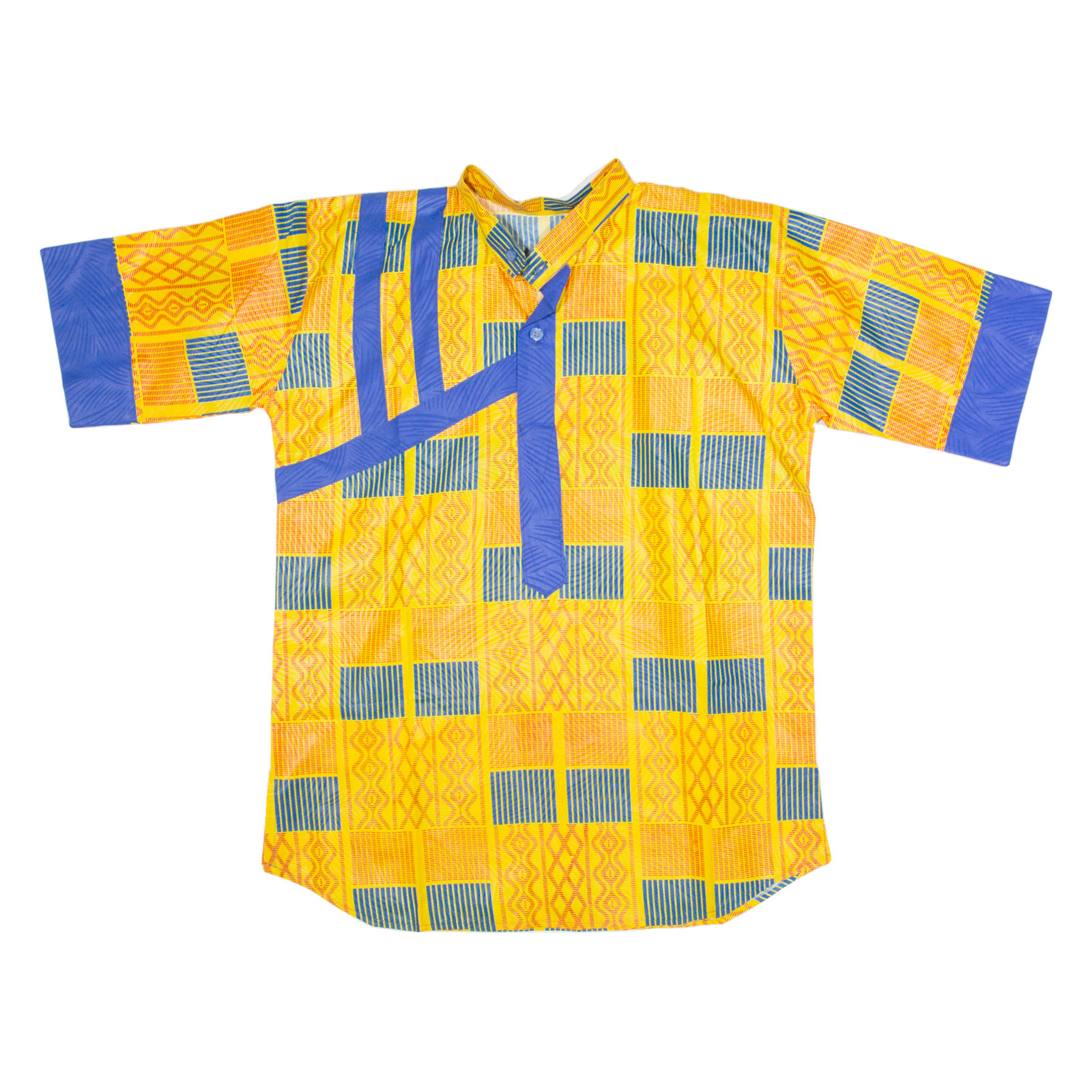 Buy Tunic Mens Shirt Yellow Crazy Pattern M Refurbished - $18.19 Tunic Mens Shirt Yellow Crazy Pattern M Refurbished - N/A refurbished available on Cerqular