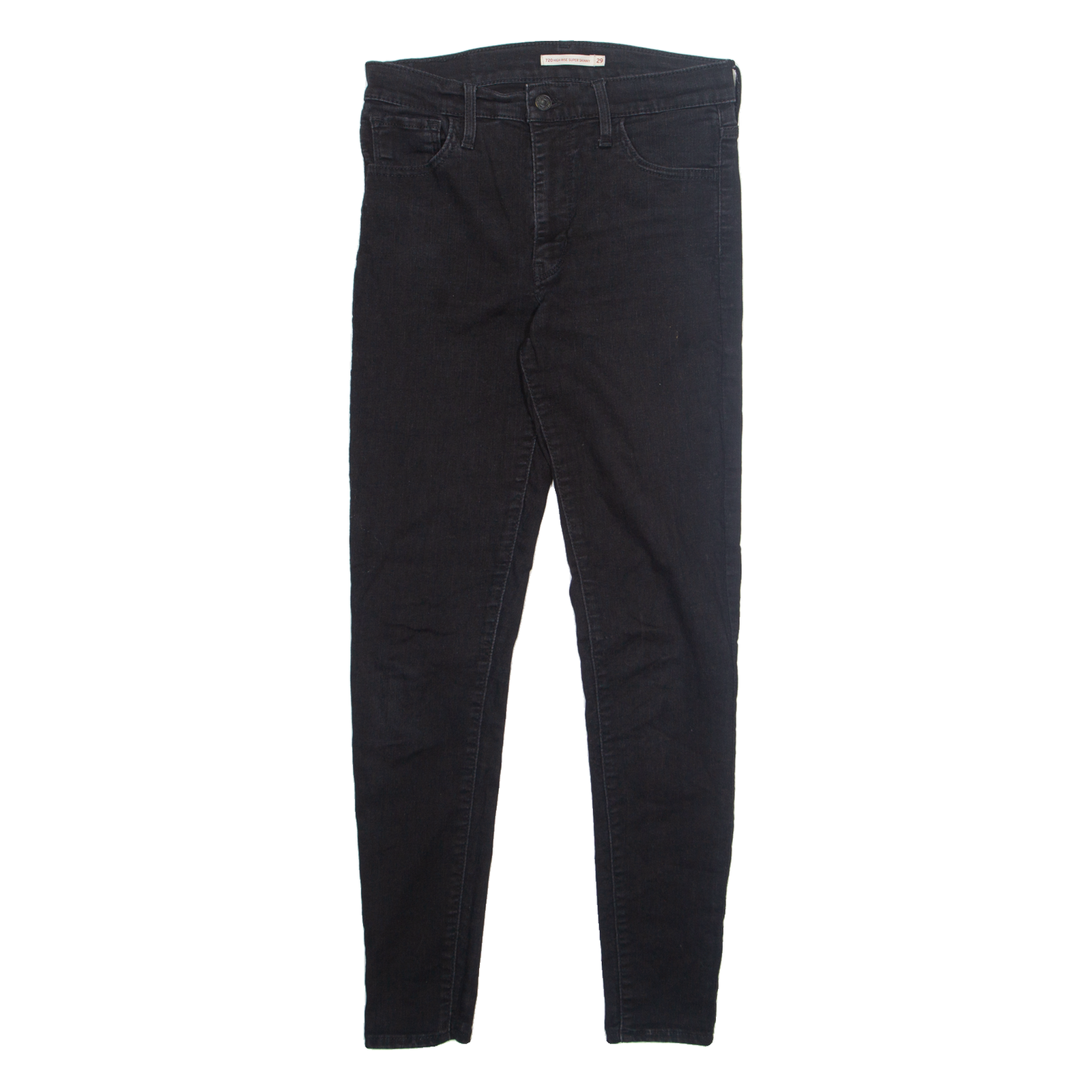 LEVI'S 720 Womens Jeans Black Slim Skinny W29 L30 Refurbished - N/A refurbished available on Cerqular
