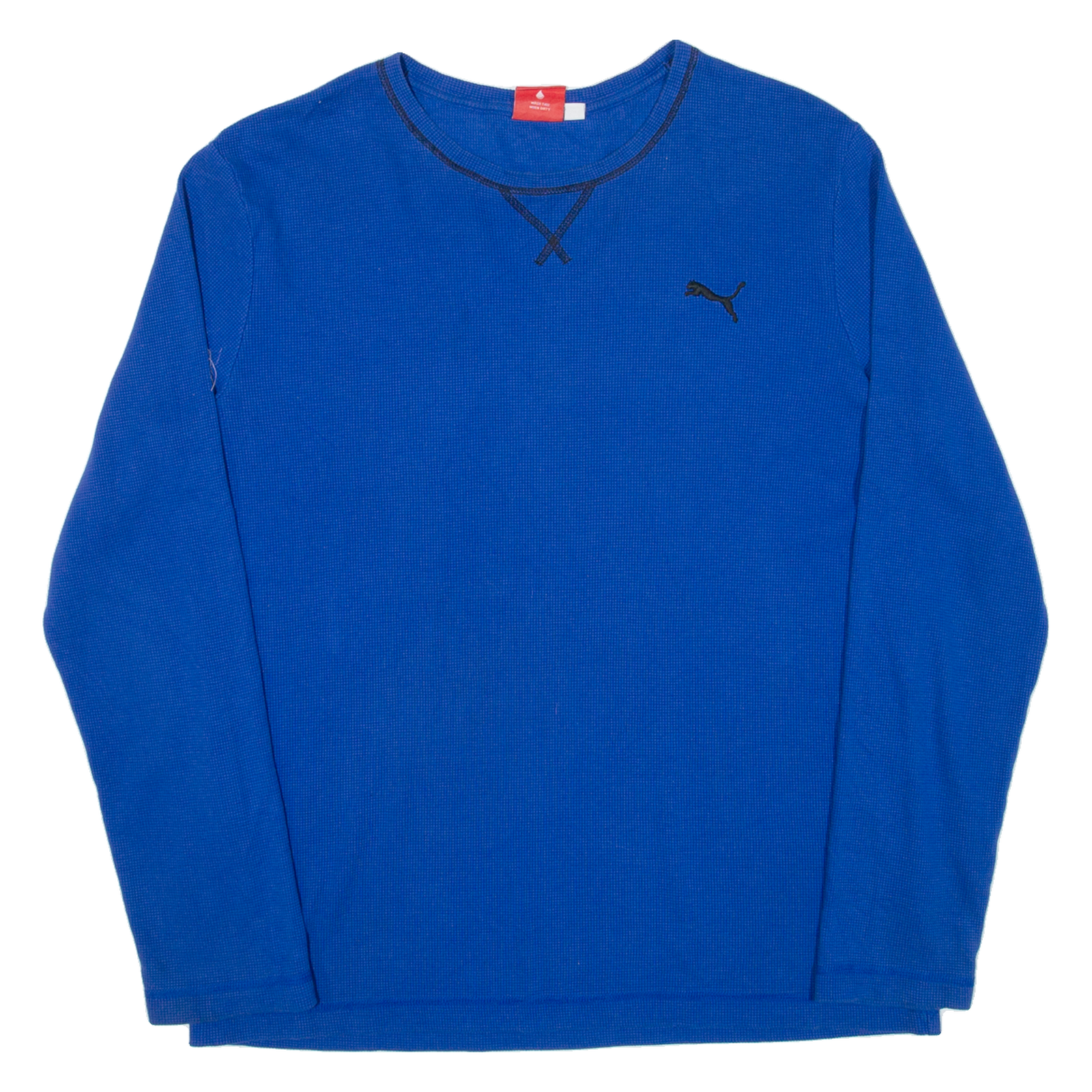 PUMA Mens T-Shirt Blue Long Sleeve M Refurbished - N/A refurbished available on Cerqular