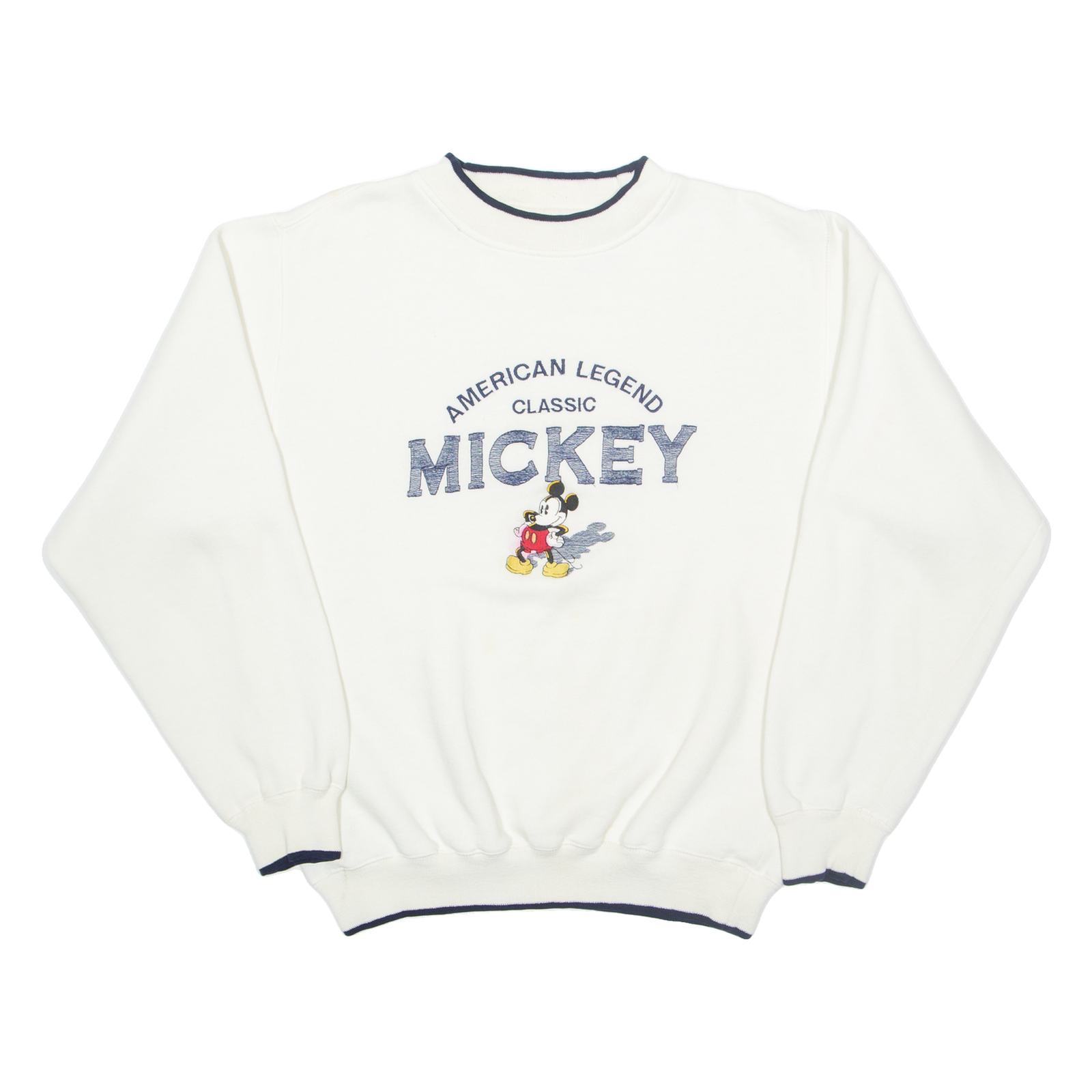 MICKEY & CO Mickey Mouse Womens Sweatshirt Cream L Refurbished - N/A refurbished available on Cerqular