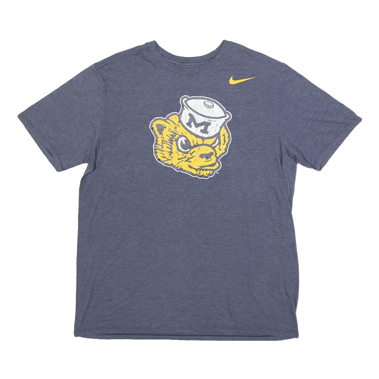 Buy NIKE Mens Blue Yellow Graphic T-Shirt L Short Sleeve Crew Neck Cotton Blend Refurbished - $19.49 NIKE Mens Blue Yellow Graphic T-Shirt L Short Sleeve Crew Neck Cotton Blend Refurbished - N/A refurbished available on Cerqular