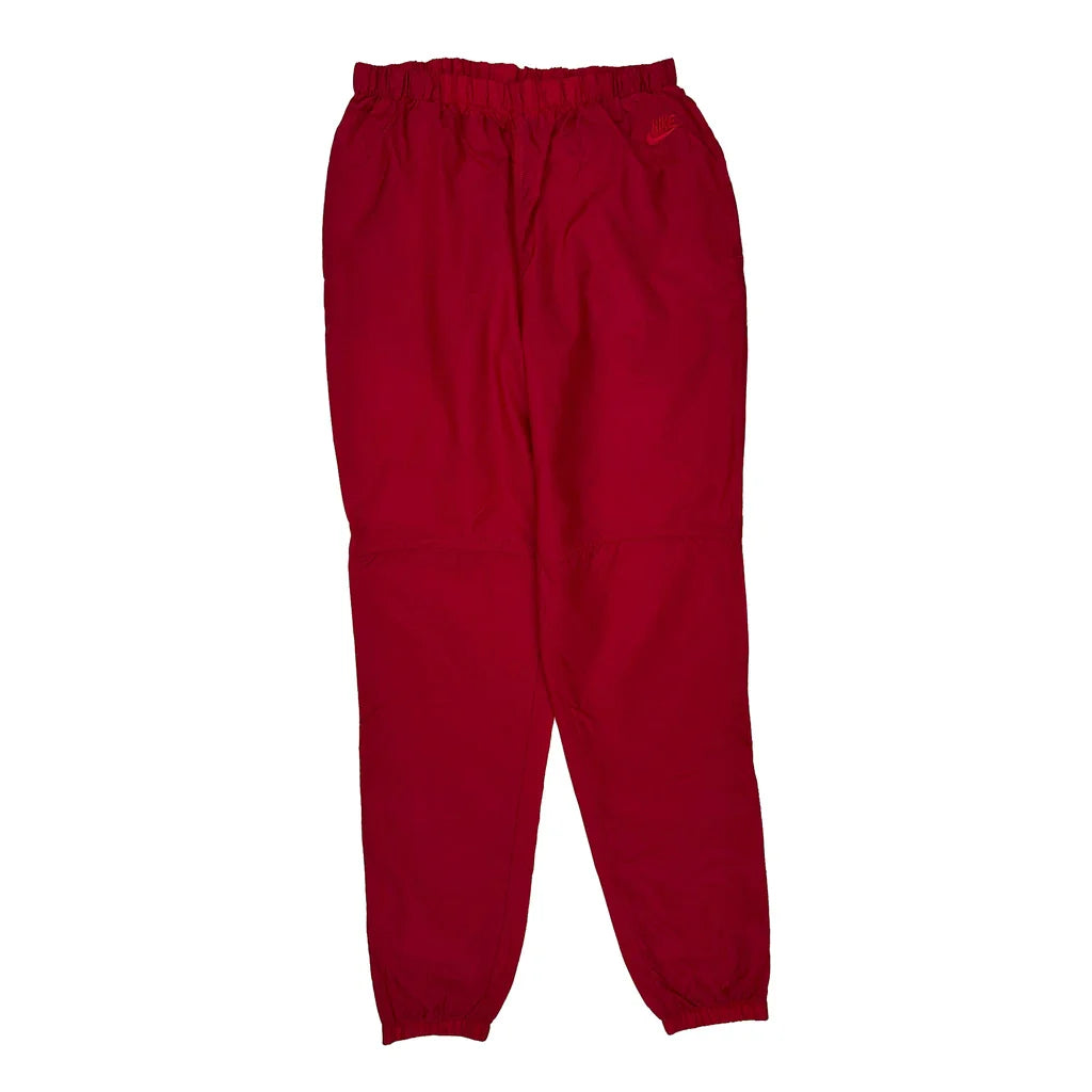 Nike Tracksuit - Large Red Polyester Refurbished - Thrifted (note: this is a term often used to describe second- refurbished available on Cerqular